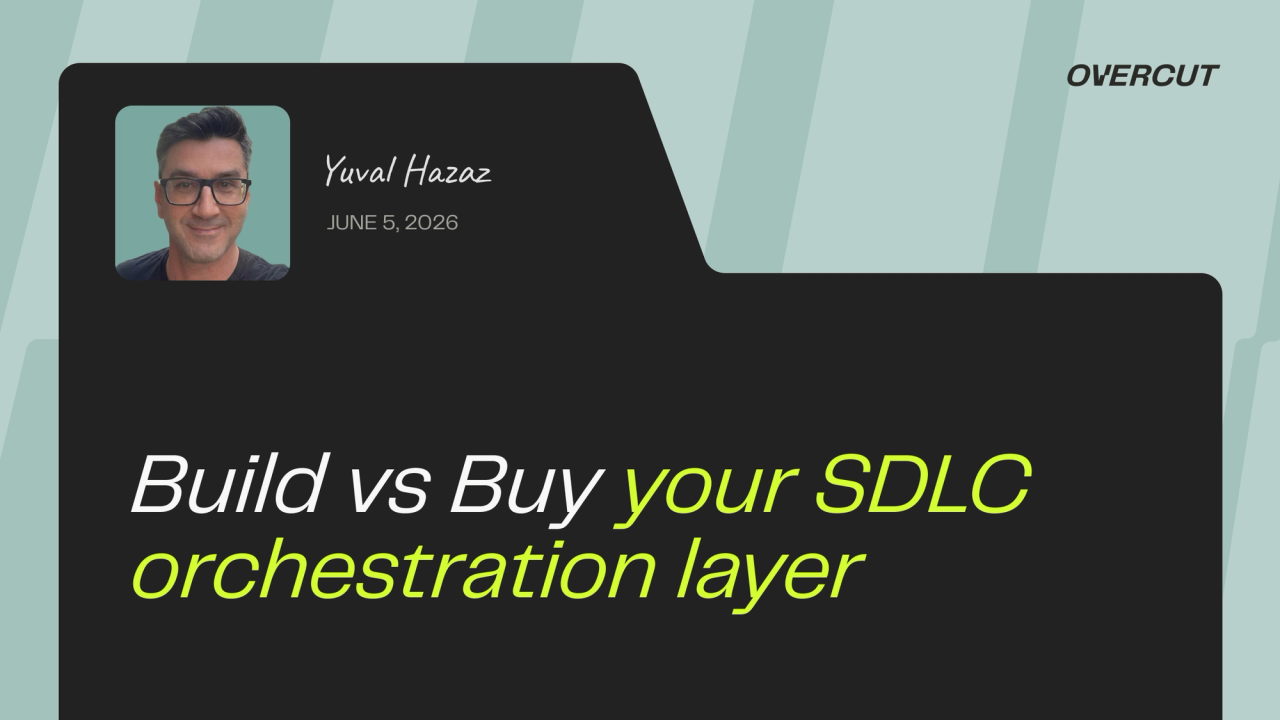 Build vs Buy Your SDLC Orchestration Layer: The Legacy Clock Starts at Commit One