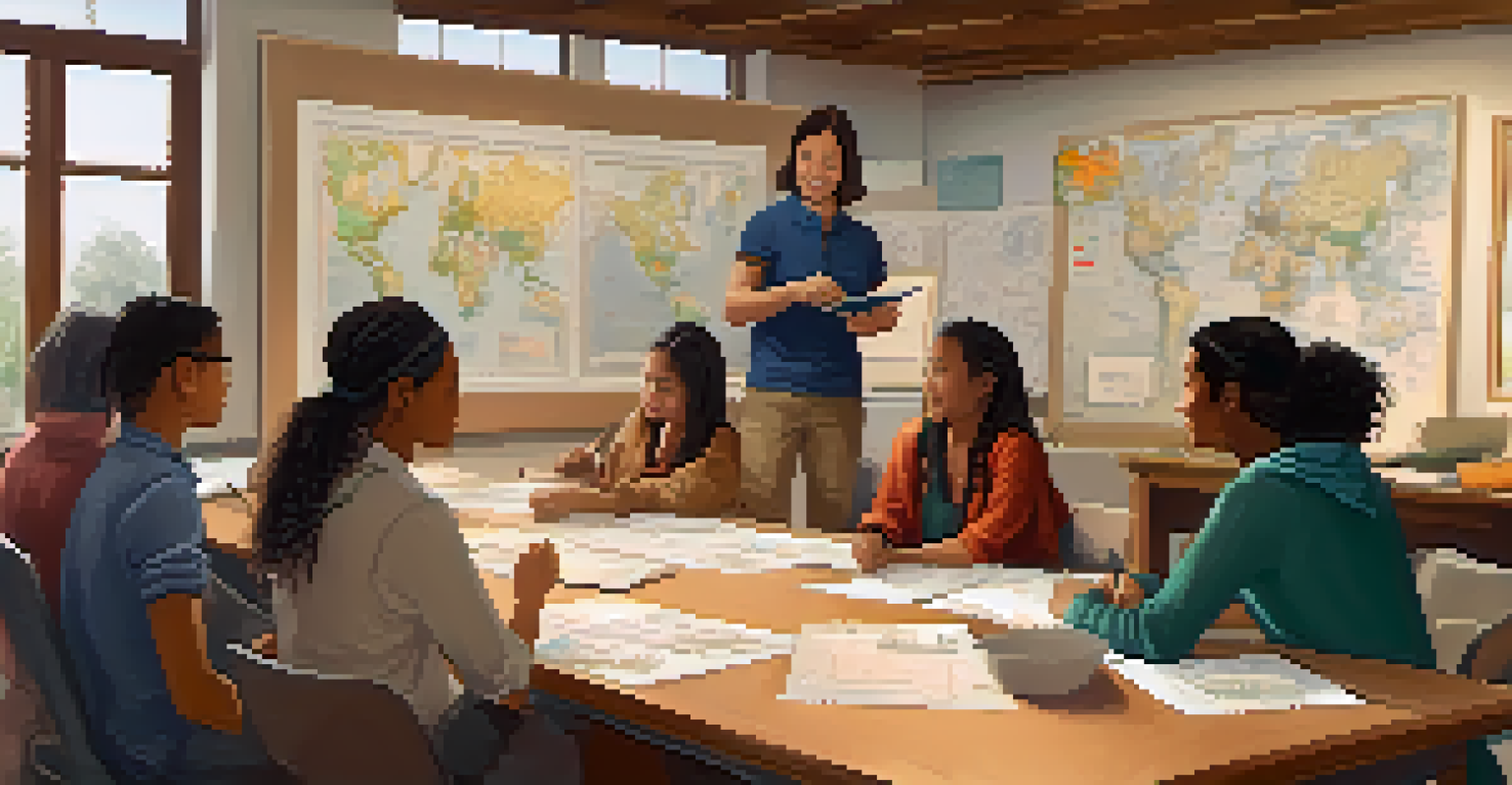 A classroom filled with students of different ethnic backgrounds engaging in a cross-cultural communication workshop.