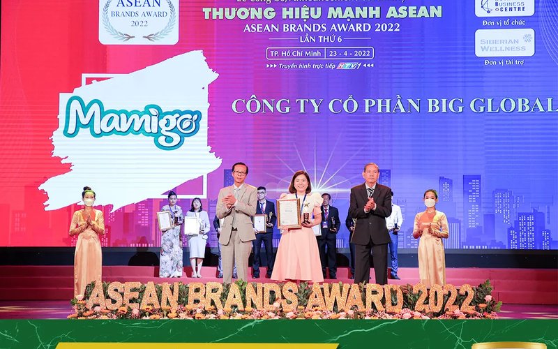 MAMIGO VINH DỰ NHẬN GIẢI THƯỞNG “THƯƠNG HIỆU MẠNH, SẢN PHẨM, DỊCH VỤ CHẤT LƯỢNG CAO ASEAN 2022”