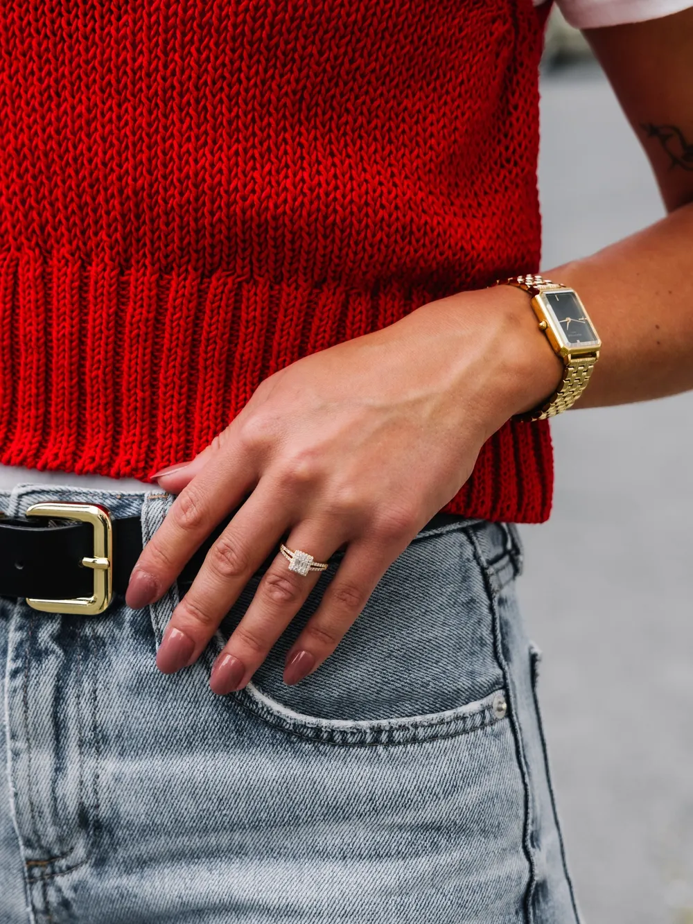 Høst trend smykker diamantring klokke