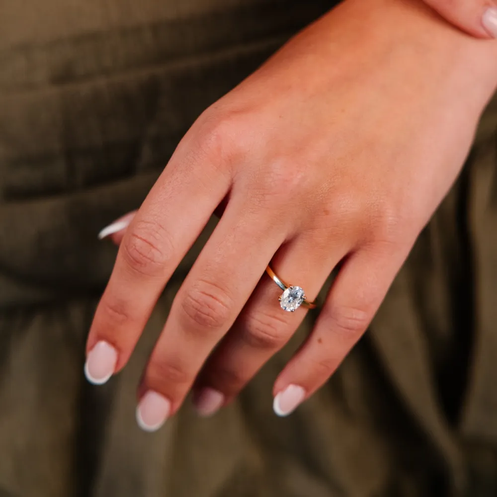 Julettringen med Moissanite