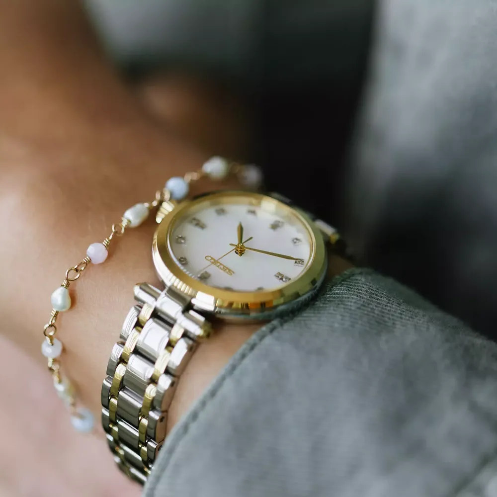 Klokke fra Seiko med diamanter