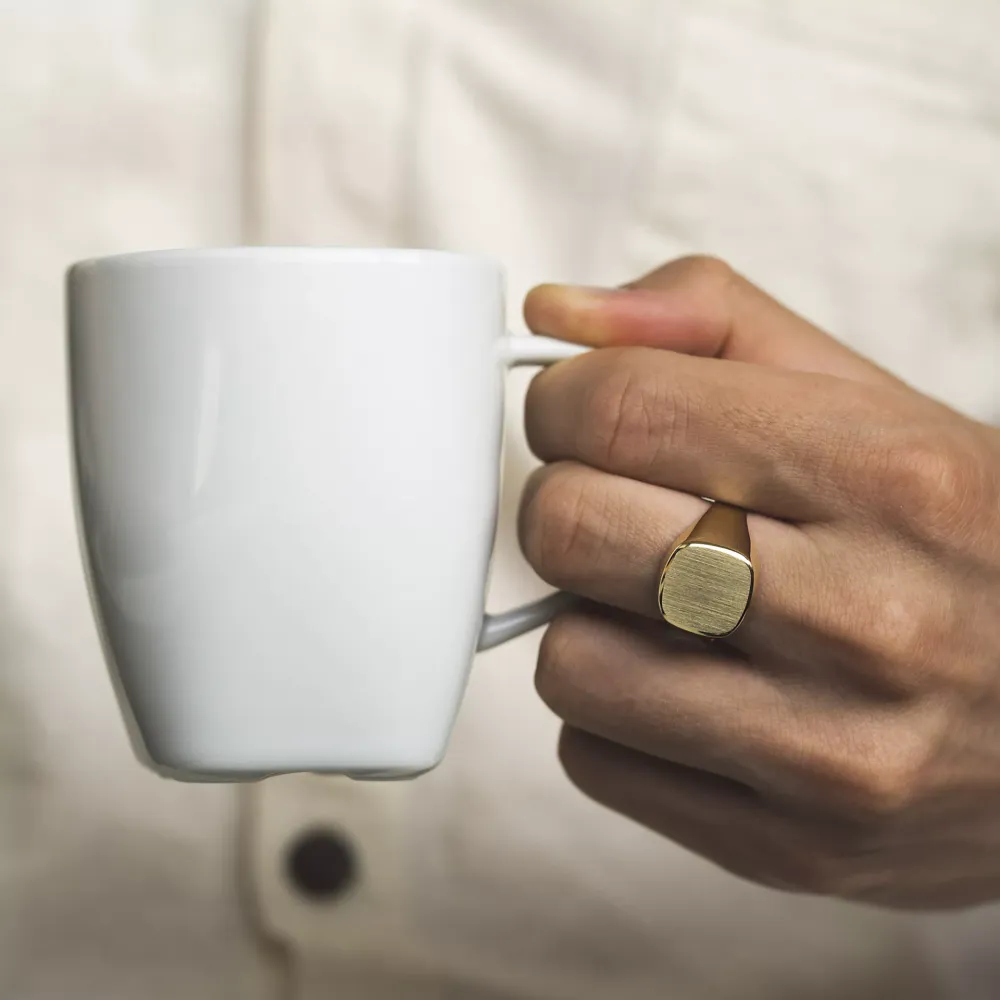 Ring i gult gull fra Alexander