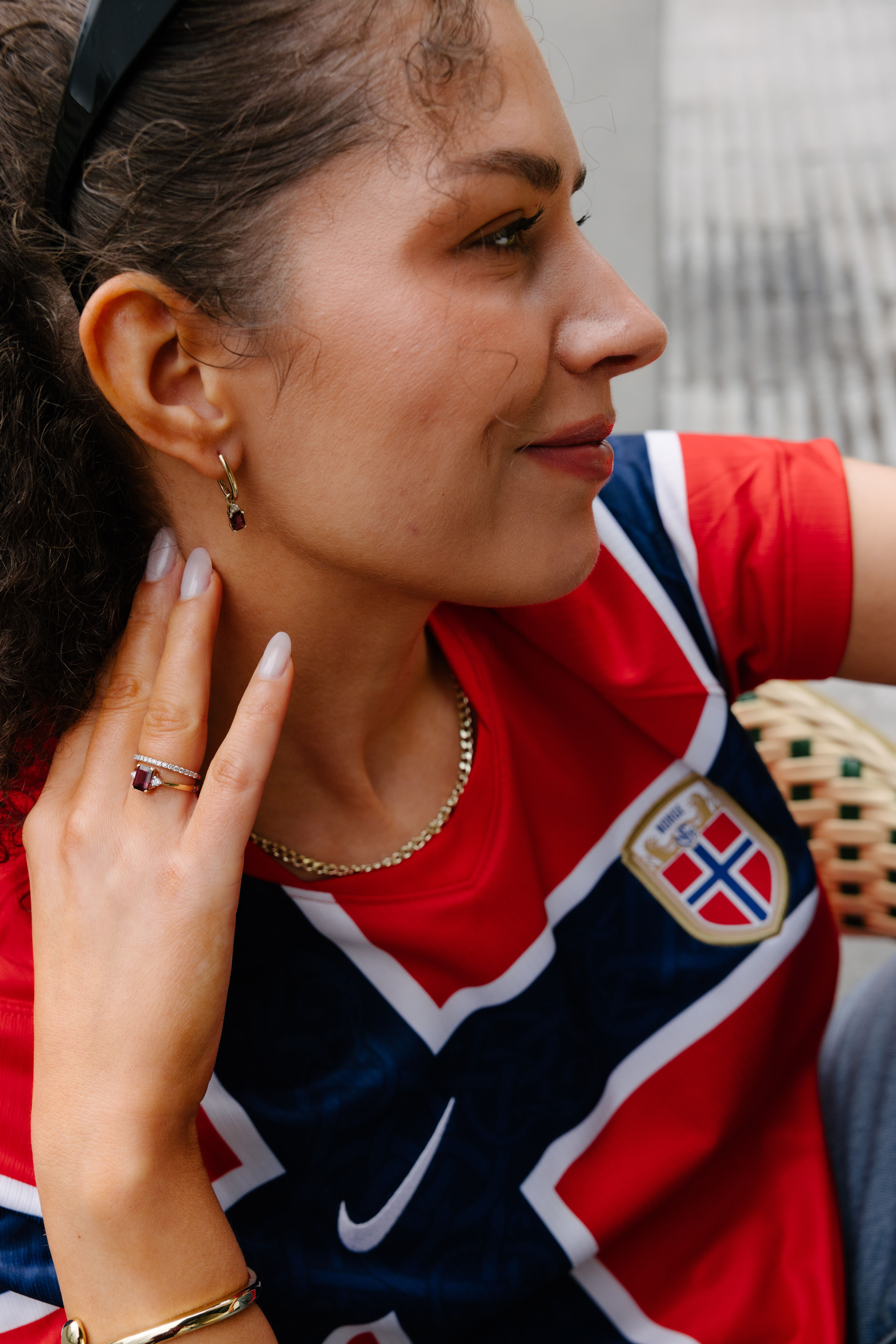 Diamantringer og norsk landslagsdrakt