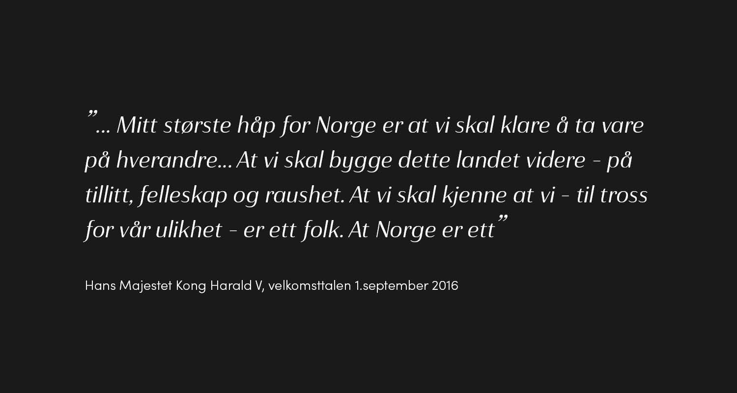 Hans Majestet Kong Harald V 