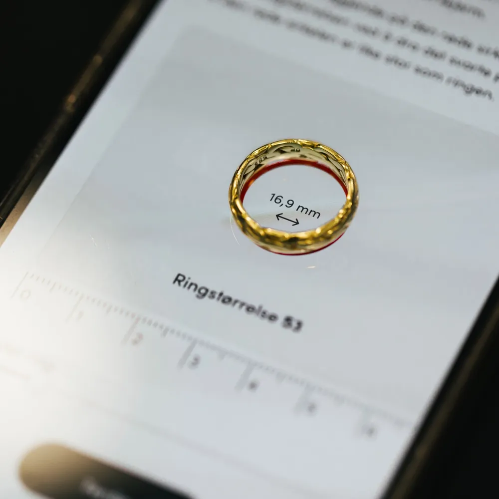 Måle riktig ringstørrelse