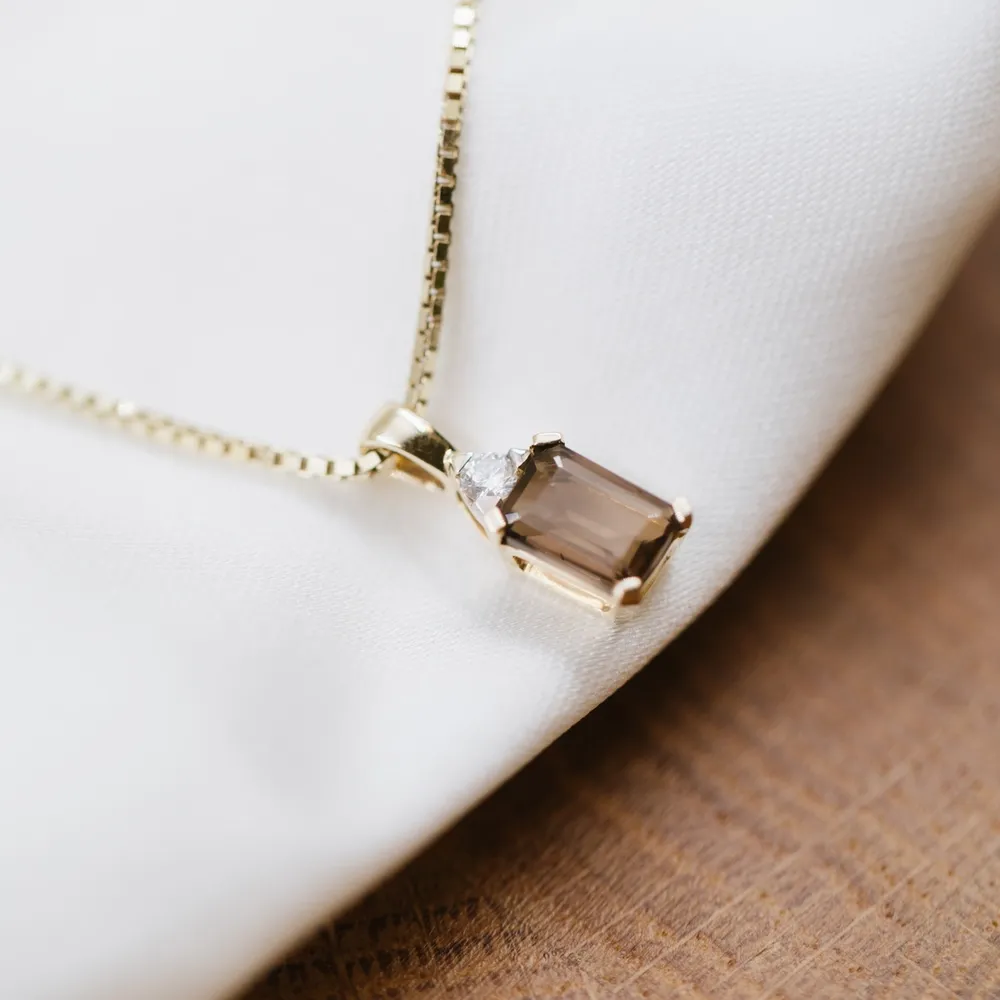 ring med røykkvarts