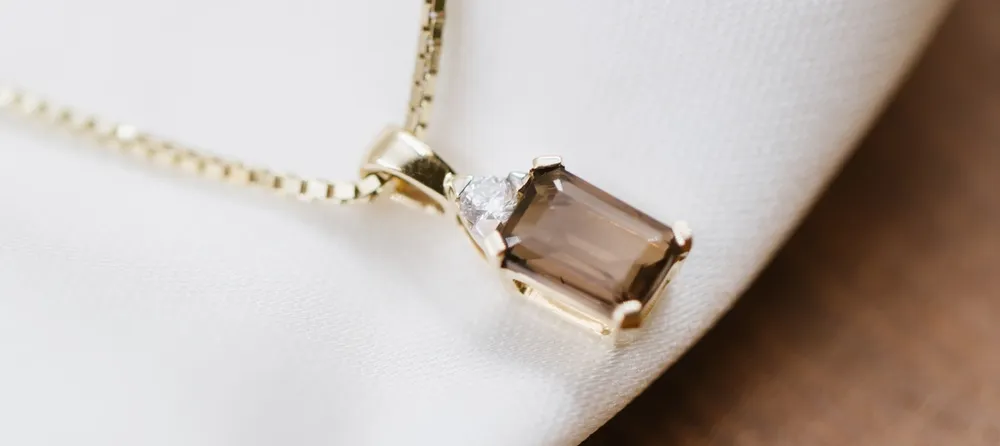 ring med røykkvarts