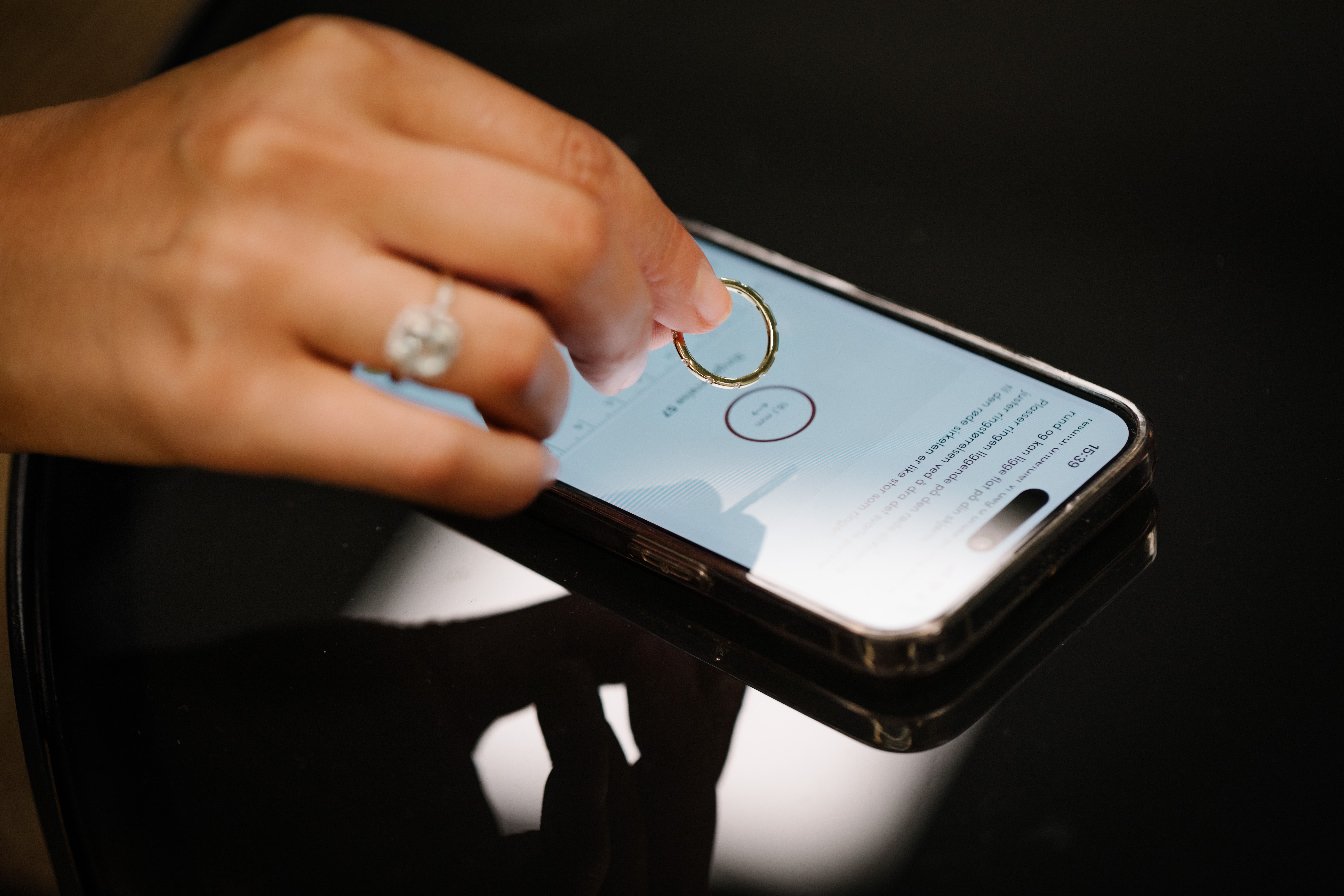 Digital ringmåler hos Gullfunn