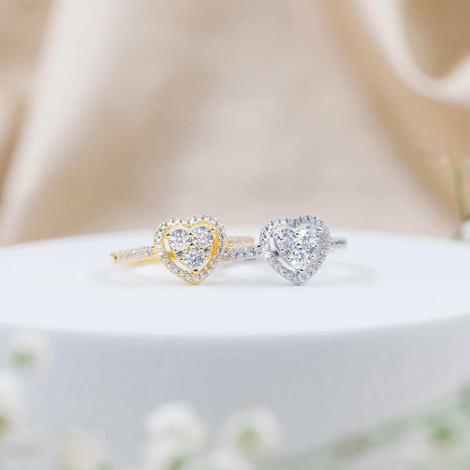 Ringer med hjerteform