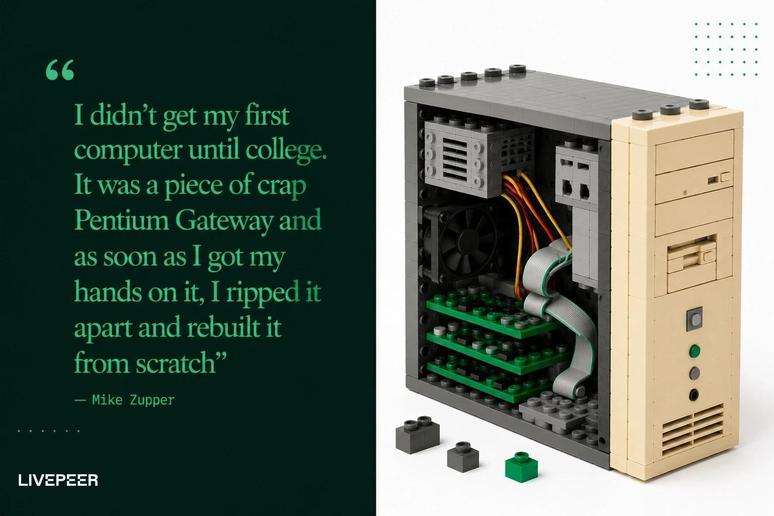 Mike Zupper on ripping apart and rebuilding his first Pentium Gateway computer