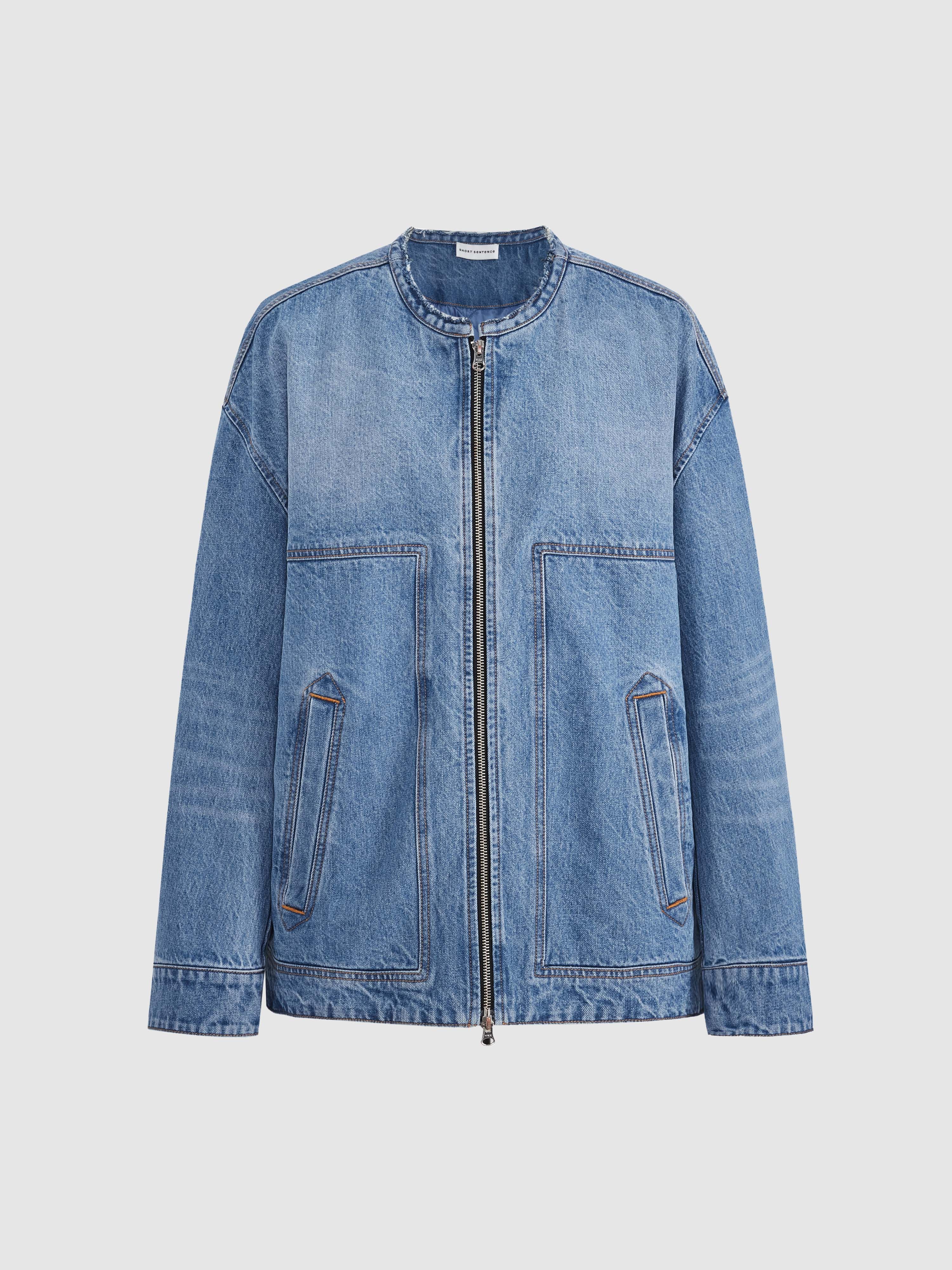 新品未使用OVER SIZE DENIM JACKET WITH CULOTTE OVER SIZE DENIM JACKET WITH CULOTTE