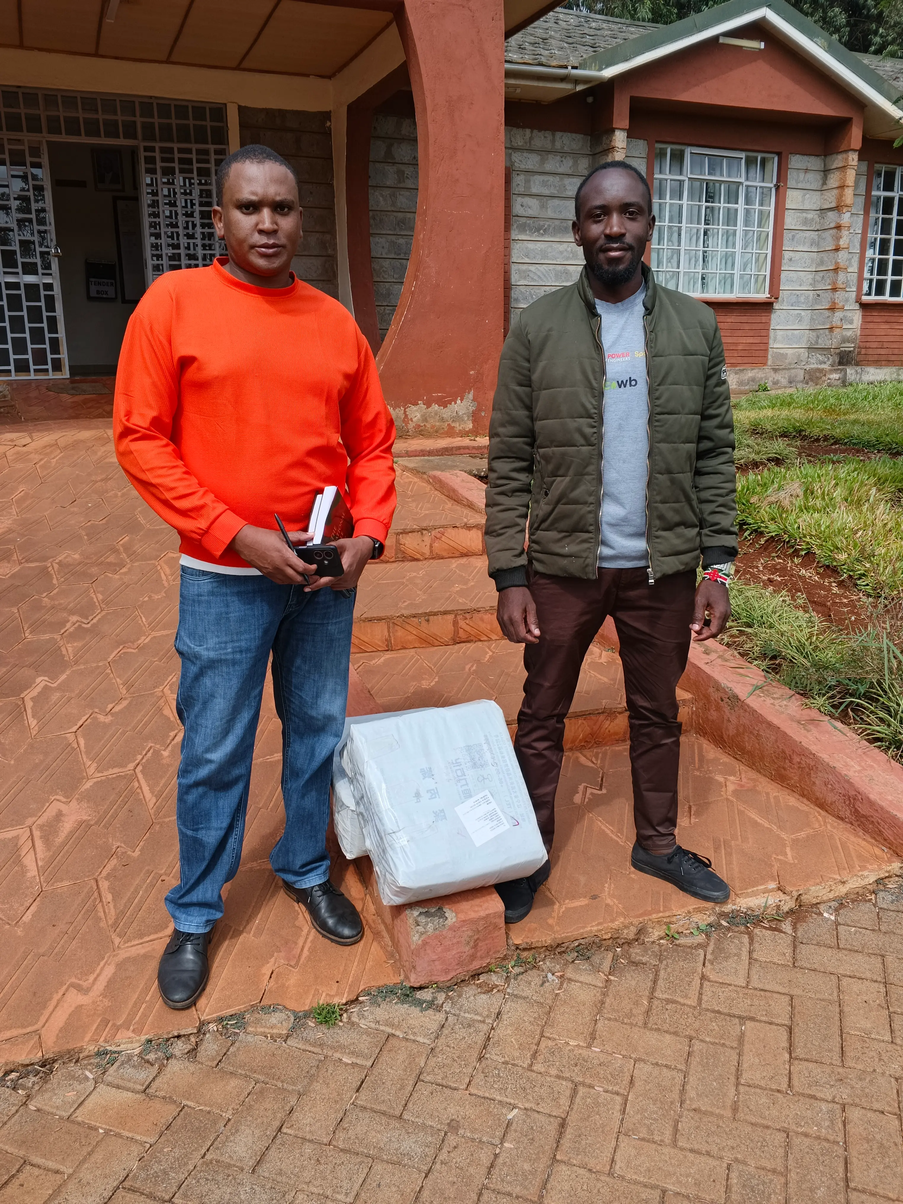 Receiving potting bags for the Nairobi Dam Park Tree Nursery field report image