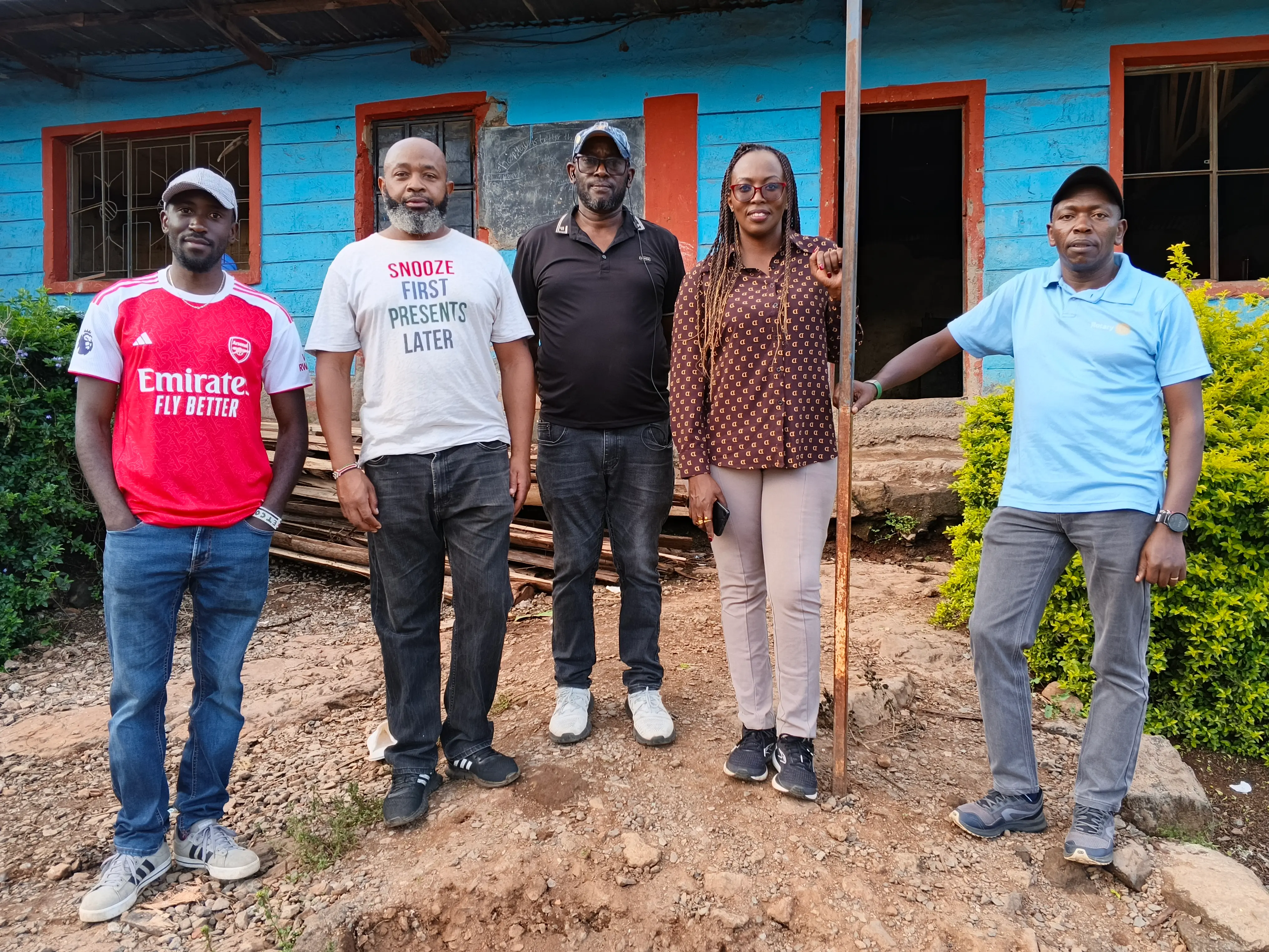 Field report gallery image 1: Kikuyu Rotary Club Team site visit - partnership