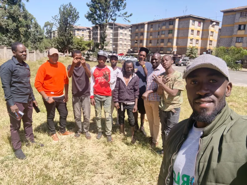 Site Inspection for Tree Nursery at Nairobi Dam Park 