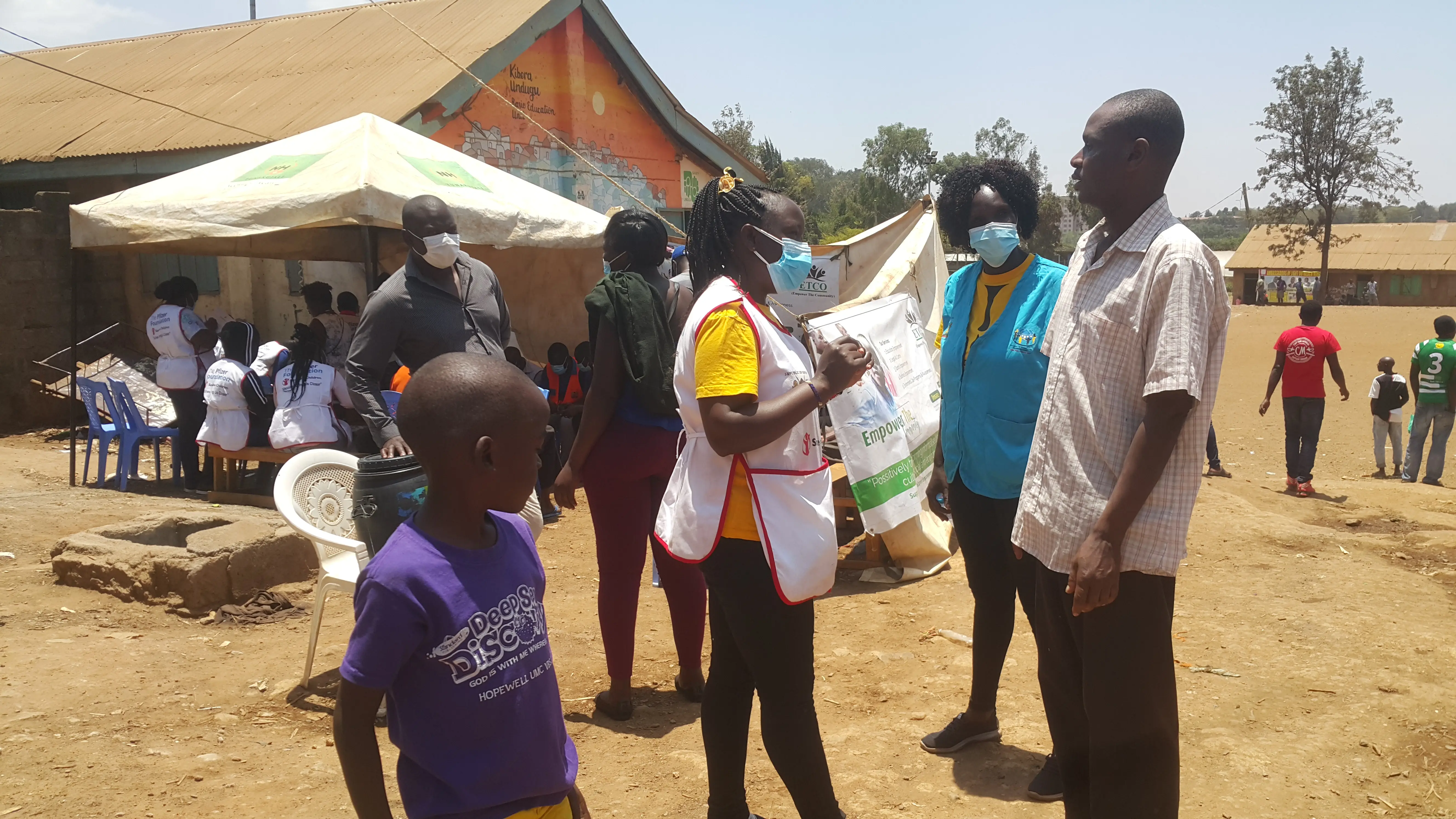 Kibera Slums Community Vaccination Day 2 gallery image 2