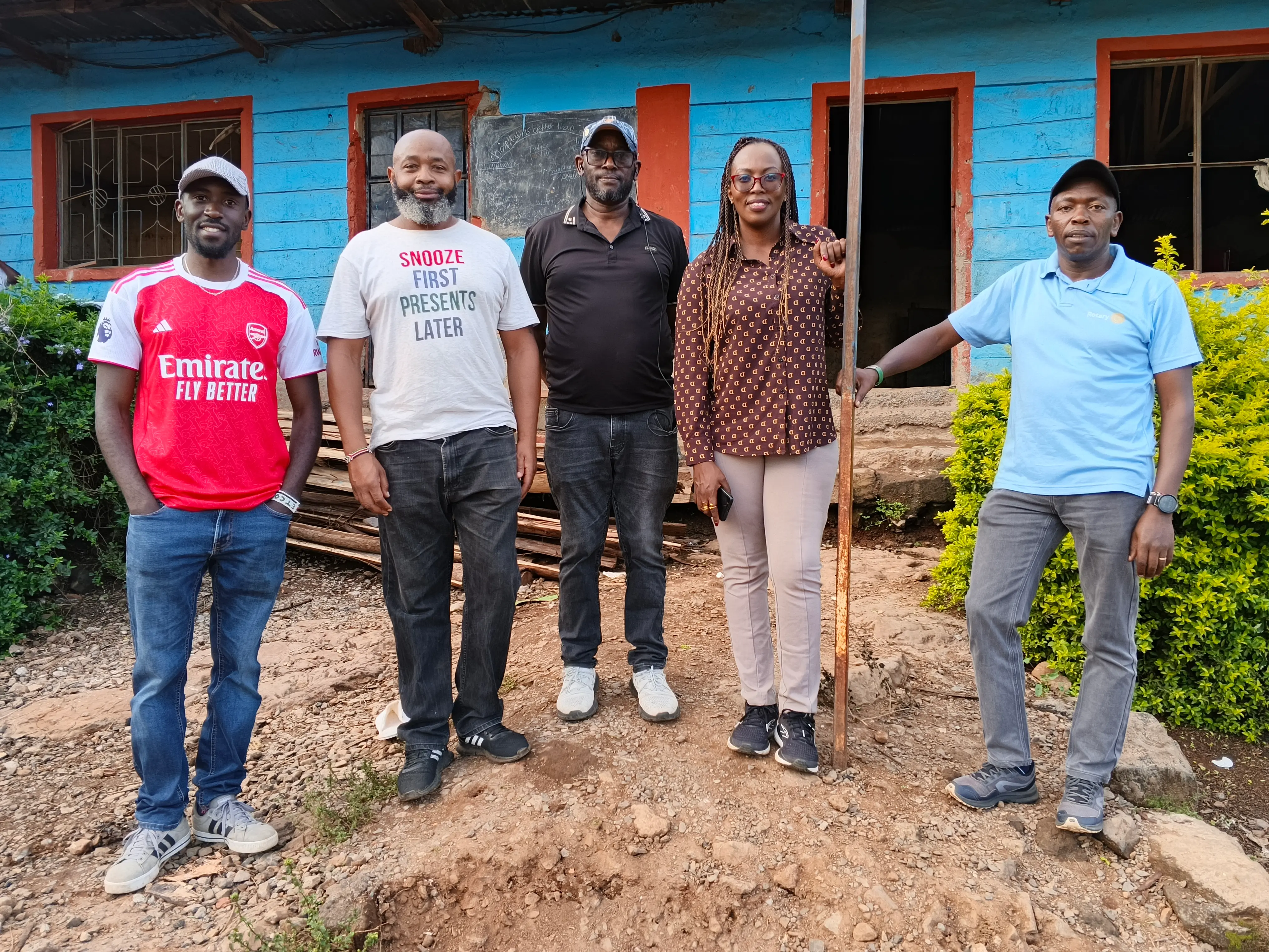Kikuyu Rotary Club Team site visit - partnership field report image