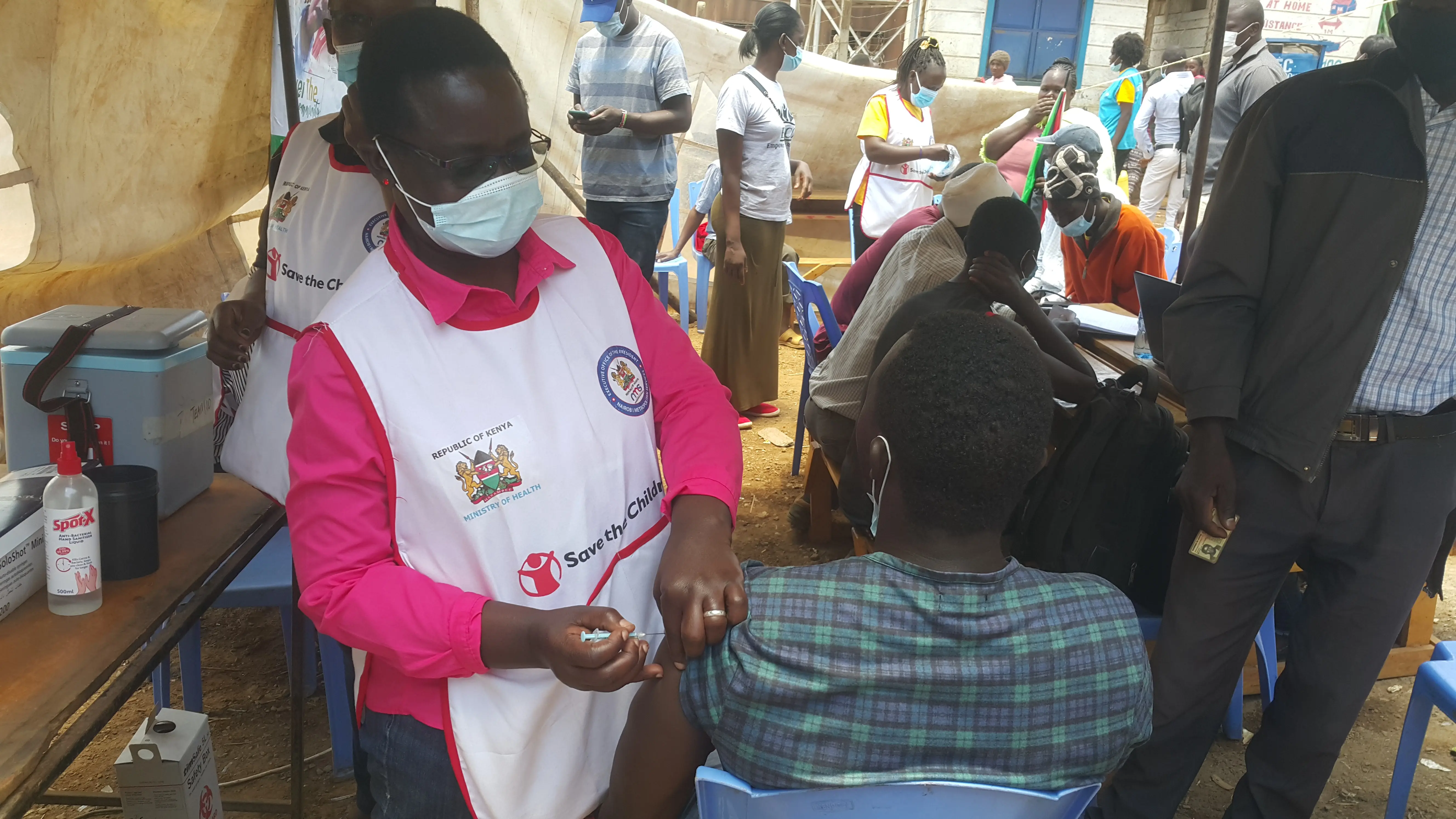 Kibera Slums Community Vaccination Day 2 gallery image 0