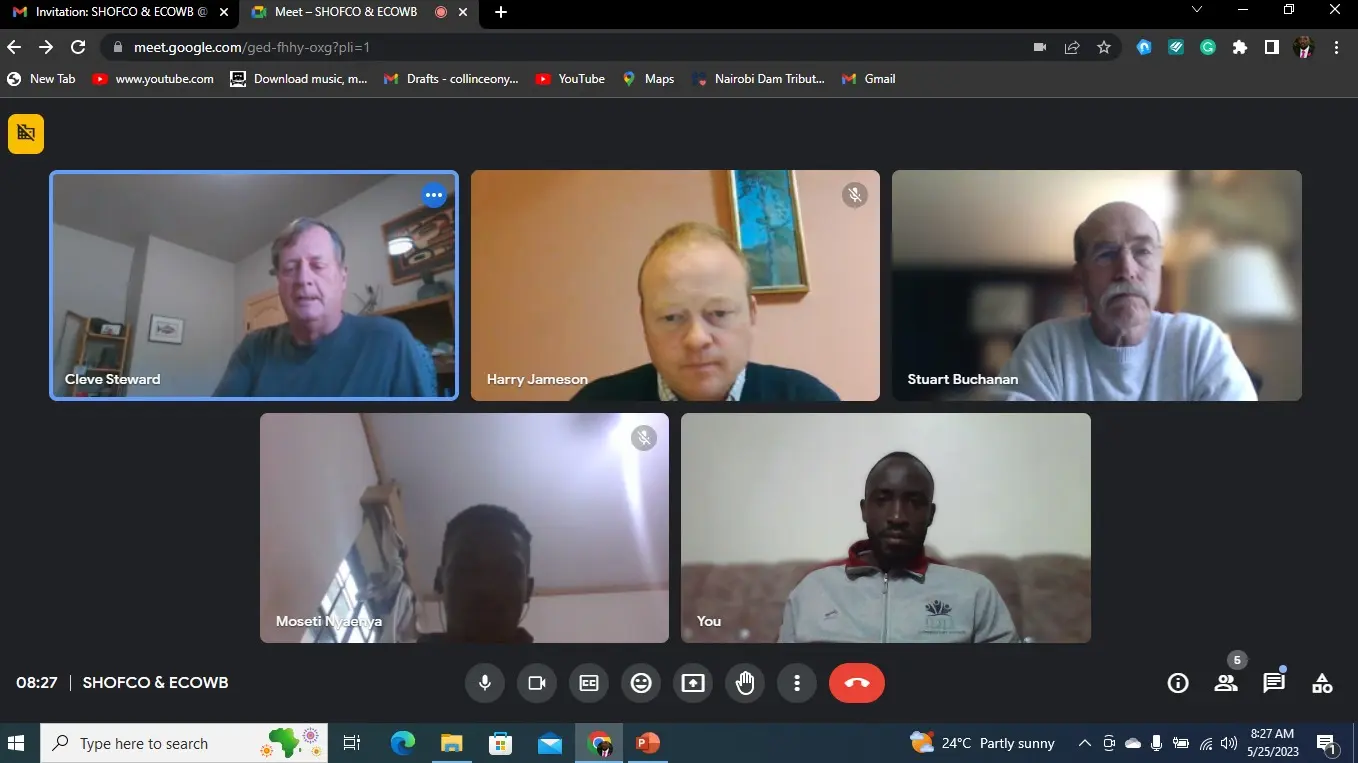 Field report: Meeting about Nairobi Dam and it's Tributaries