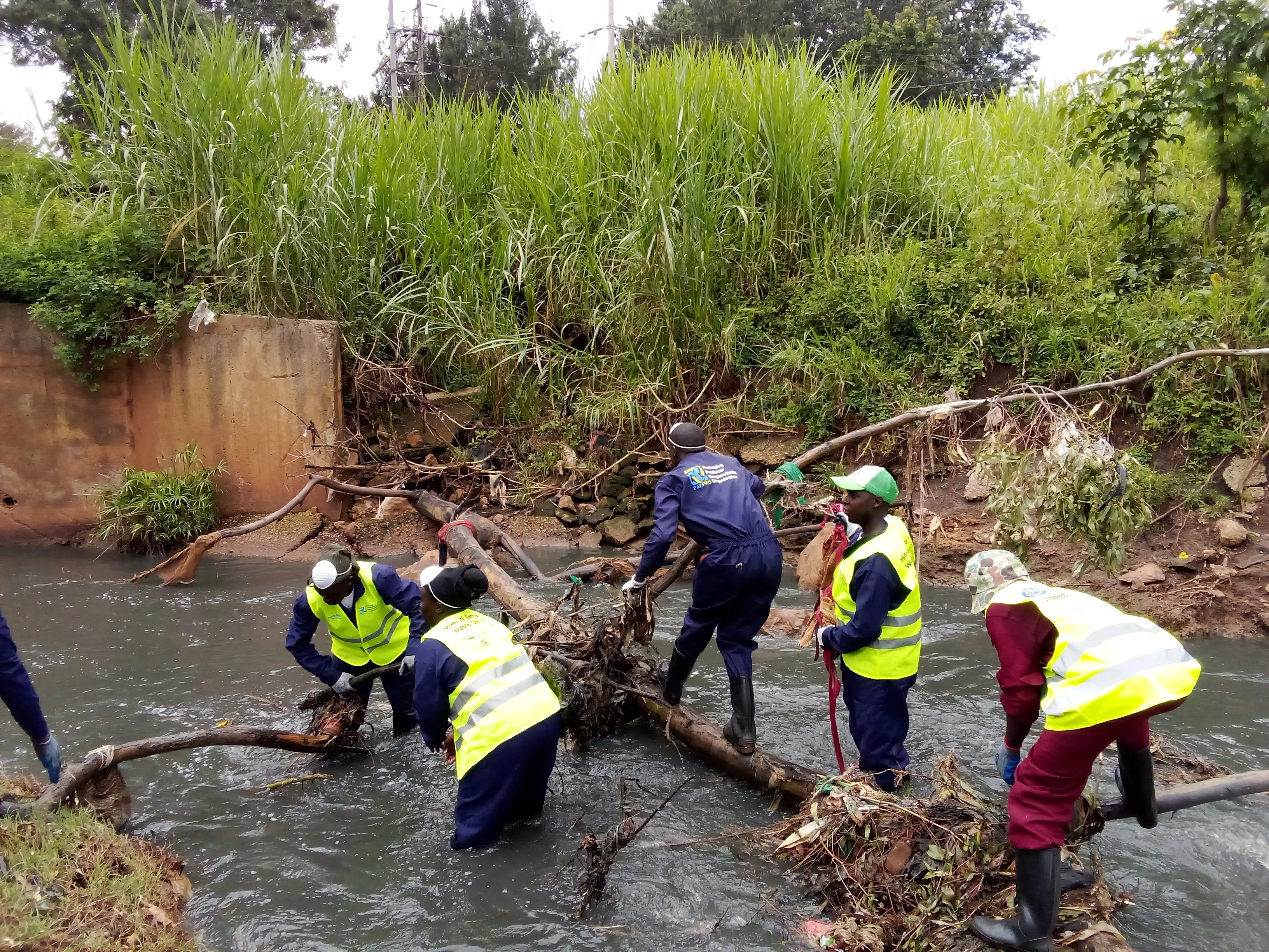 Field report gallery image 1: Day 1 of 3 for KAPRO & PAKPRO Ngong River Clean Up.