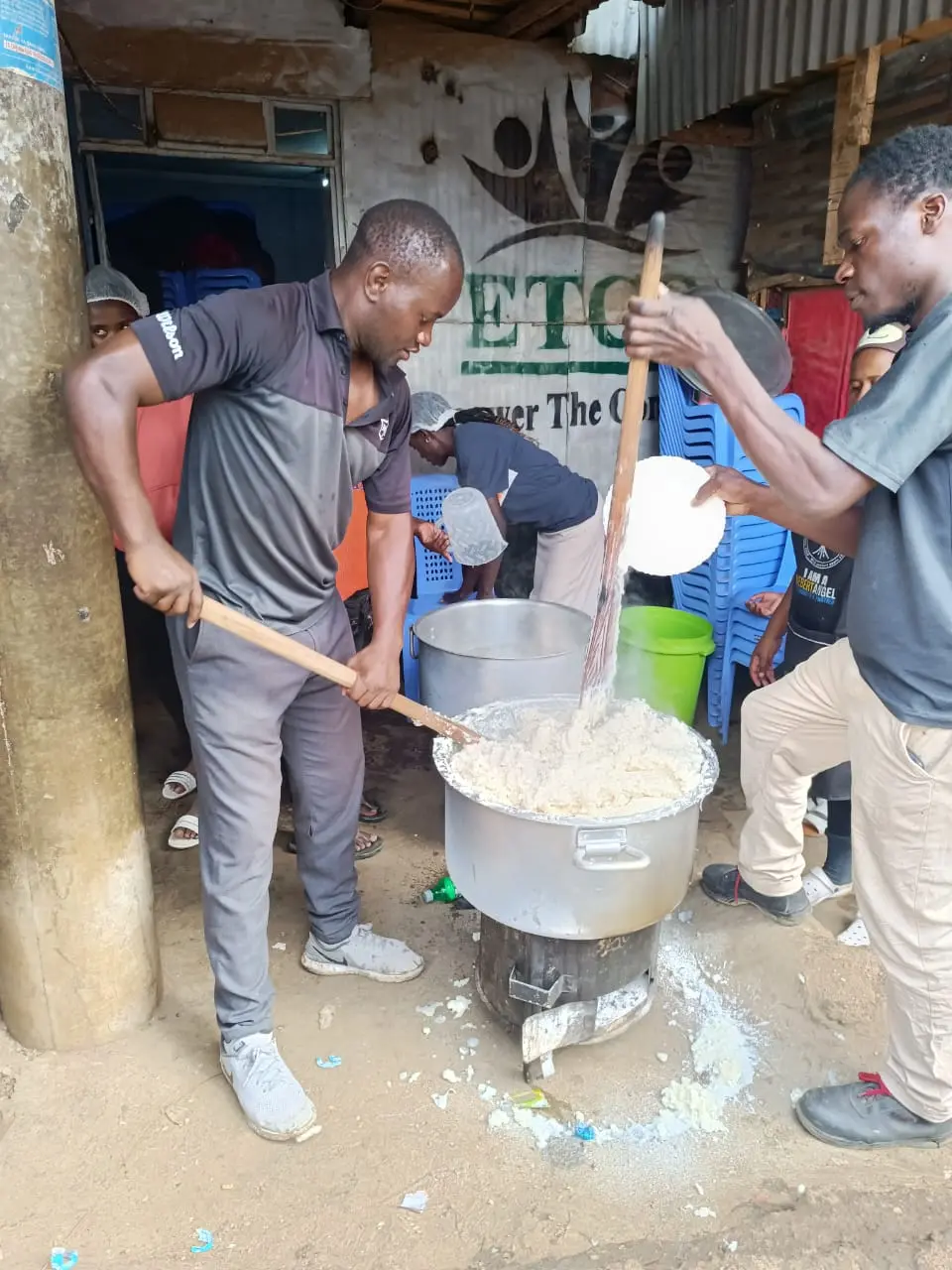 Another day for Fish - Ugali after Clean Up. field report image