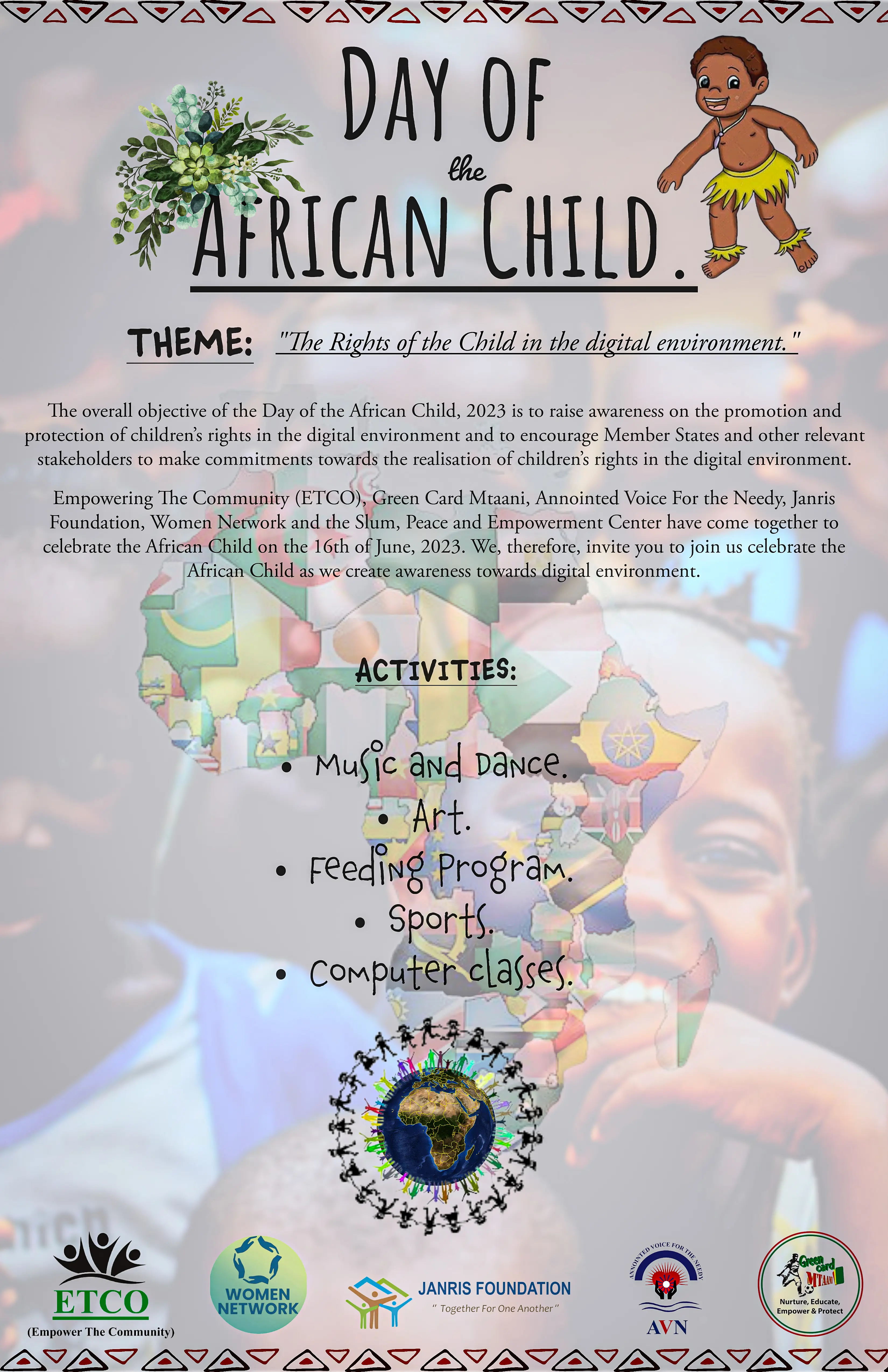Field report gallery image 2: The Day of An African Child