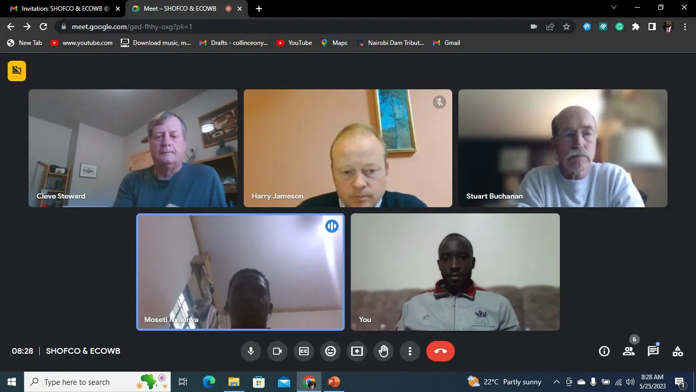 Field report gallery image 1: Meeting about Nairobi Dam and it's Tributaries
