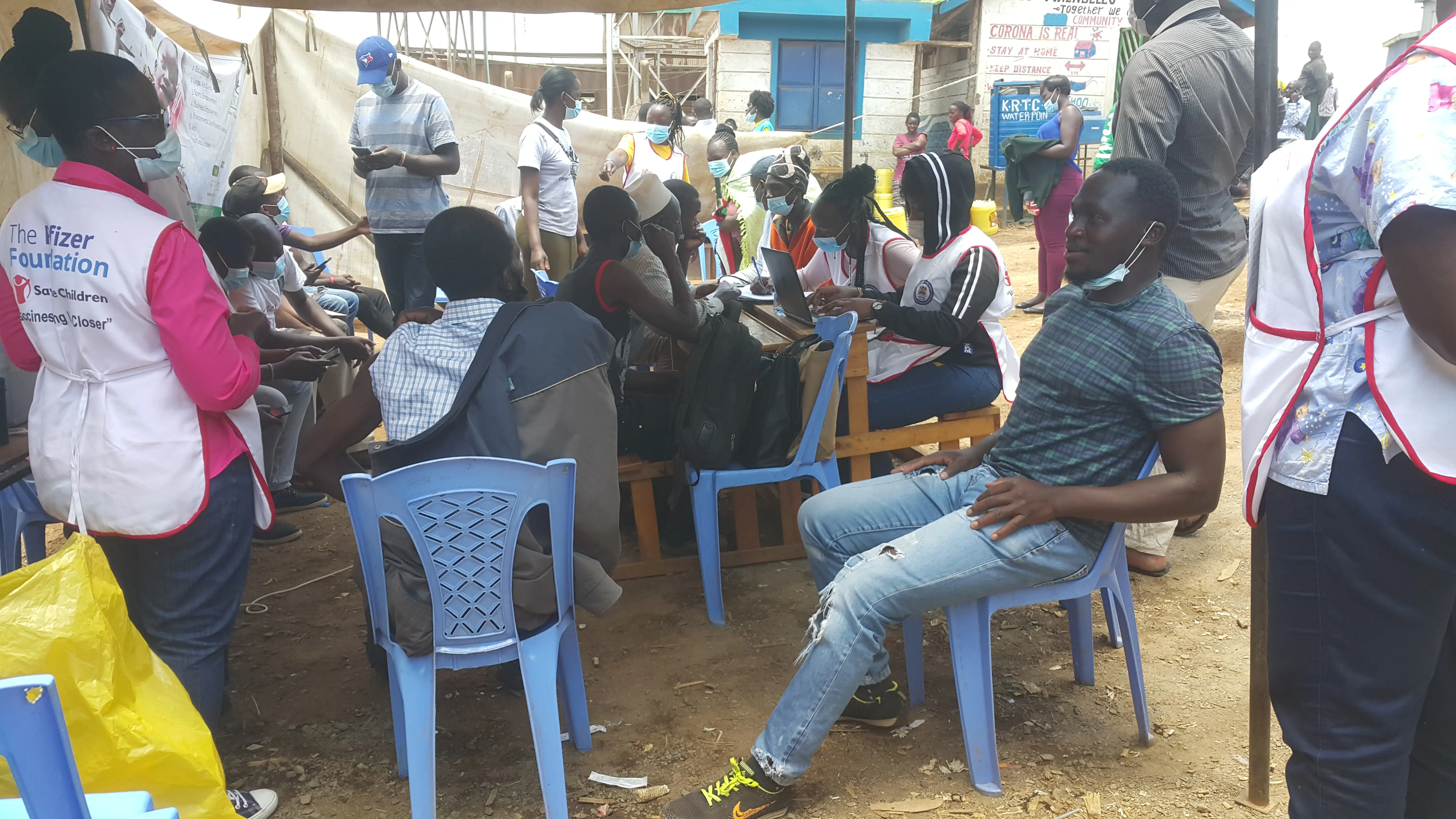 Kibera Slums Community Vaccination Day 2 gallery image 1