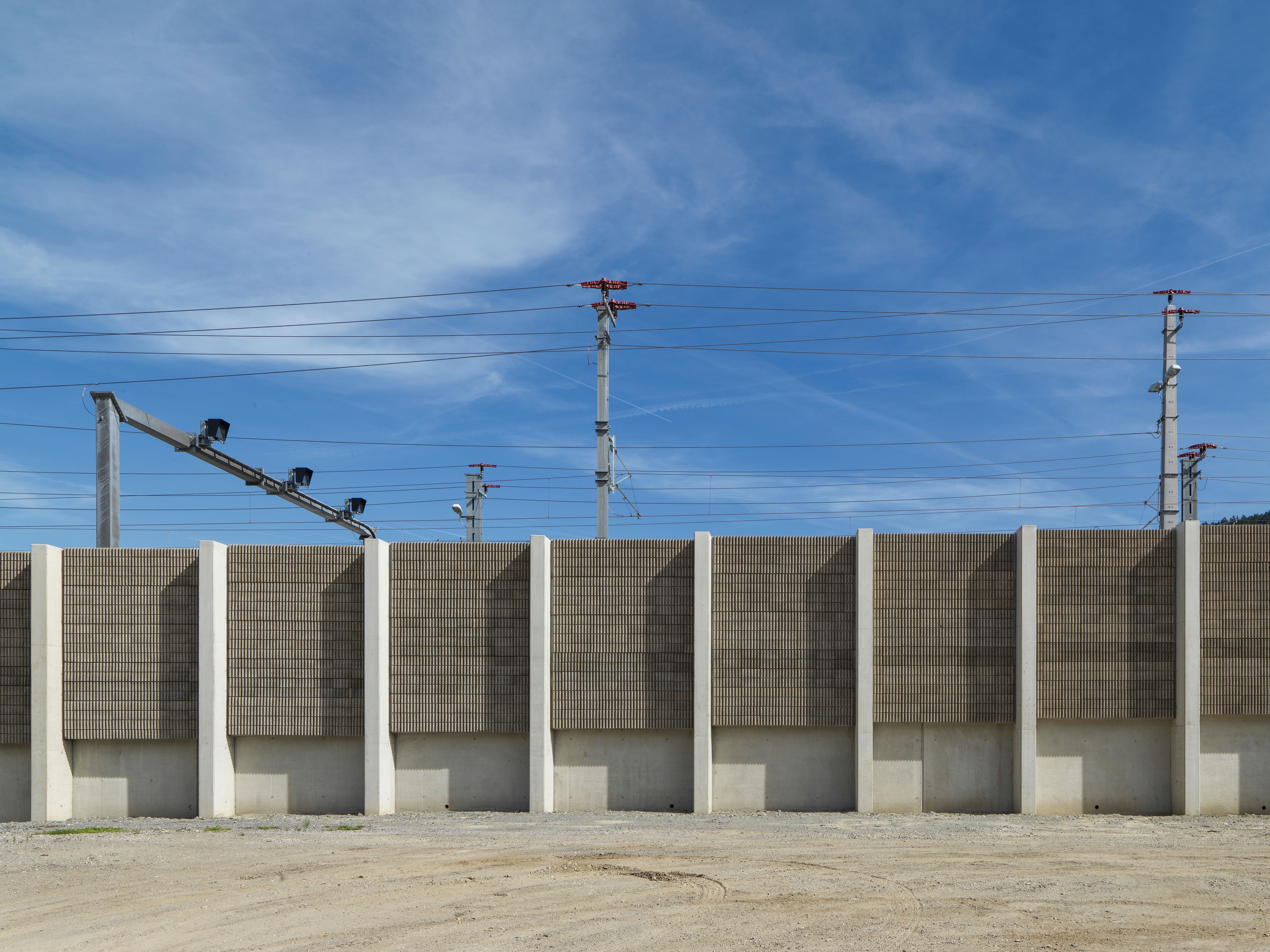 Brenner Basistunnel - Lärmschutzwand