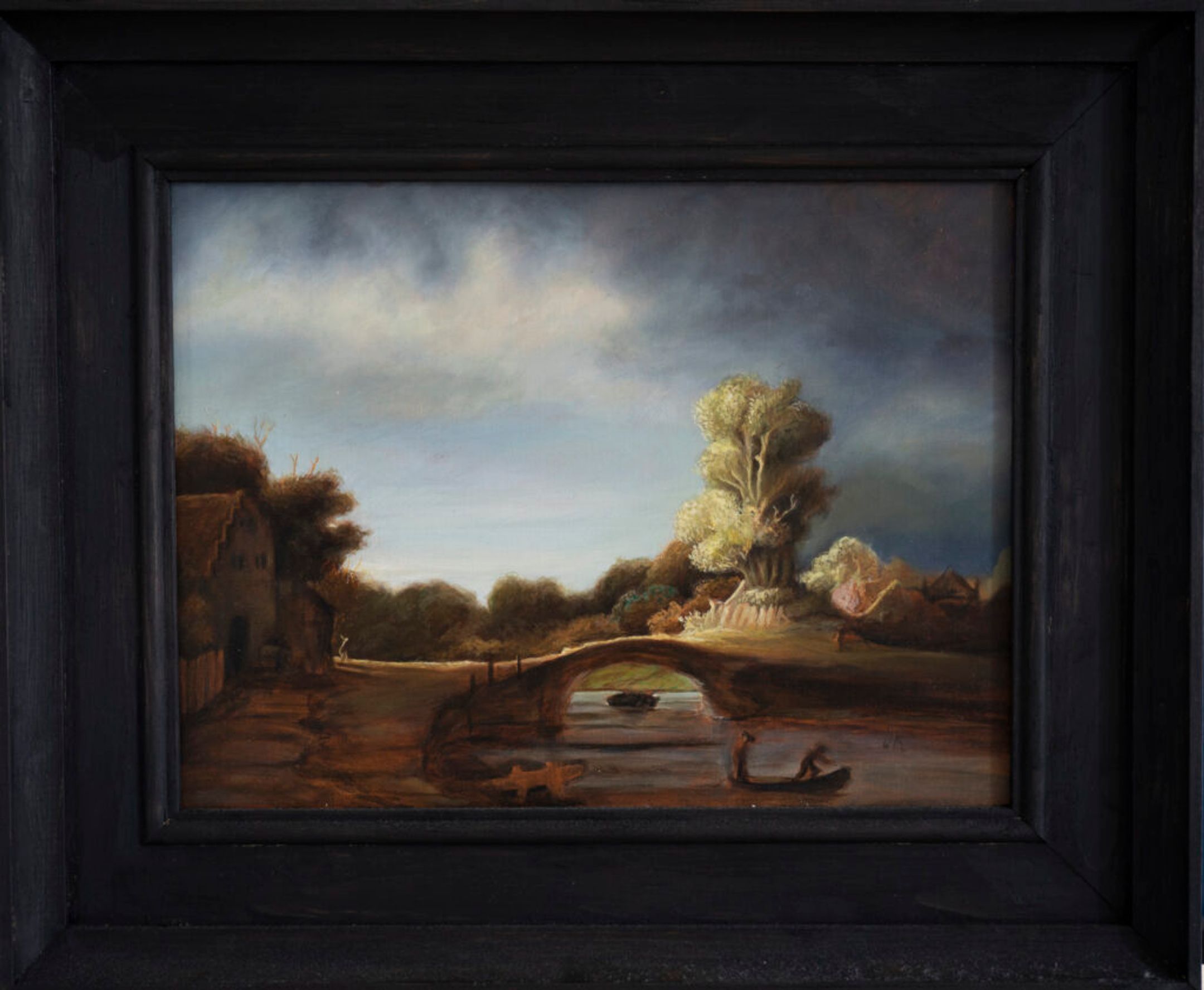 Landschap met een Stenen Brug
