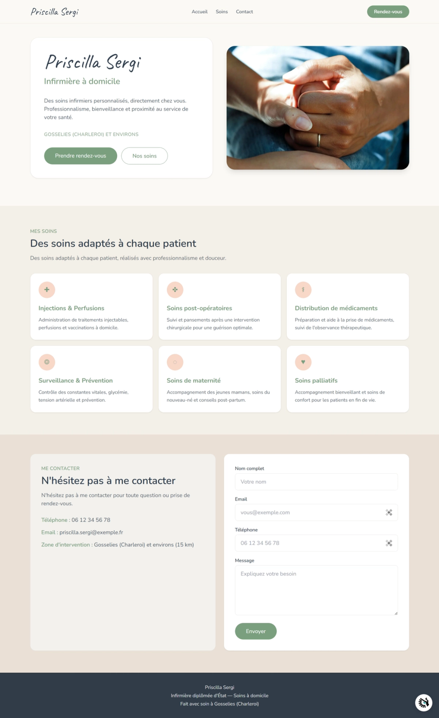 Infirmière à domicile