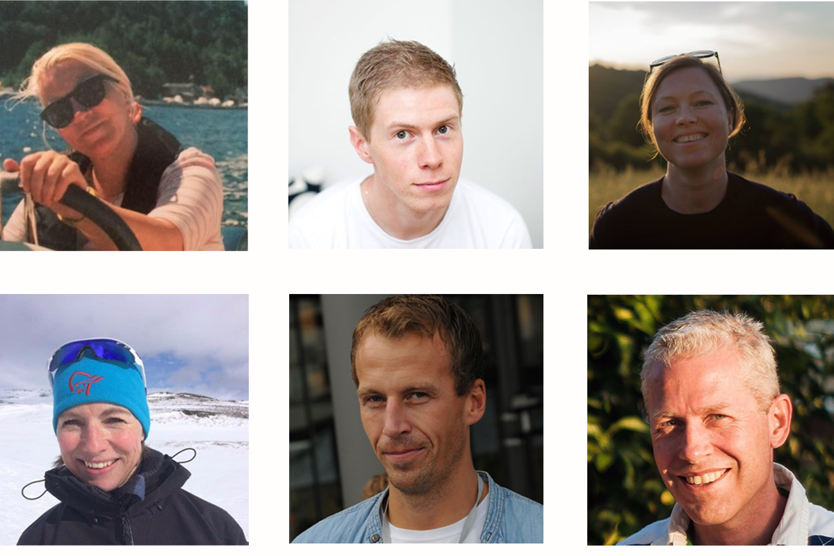 Eksempler på profilbilder som folk i Netlife bruker.