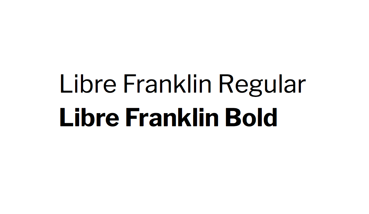 Libre Franklin