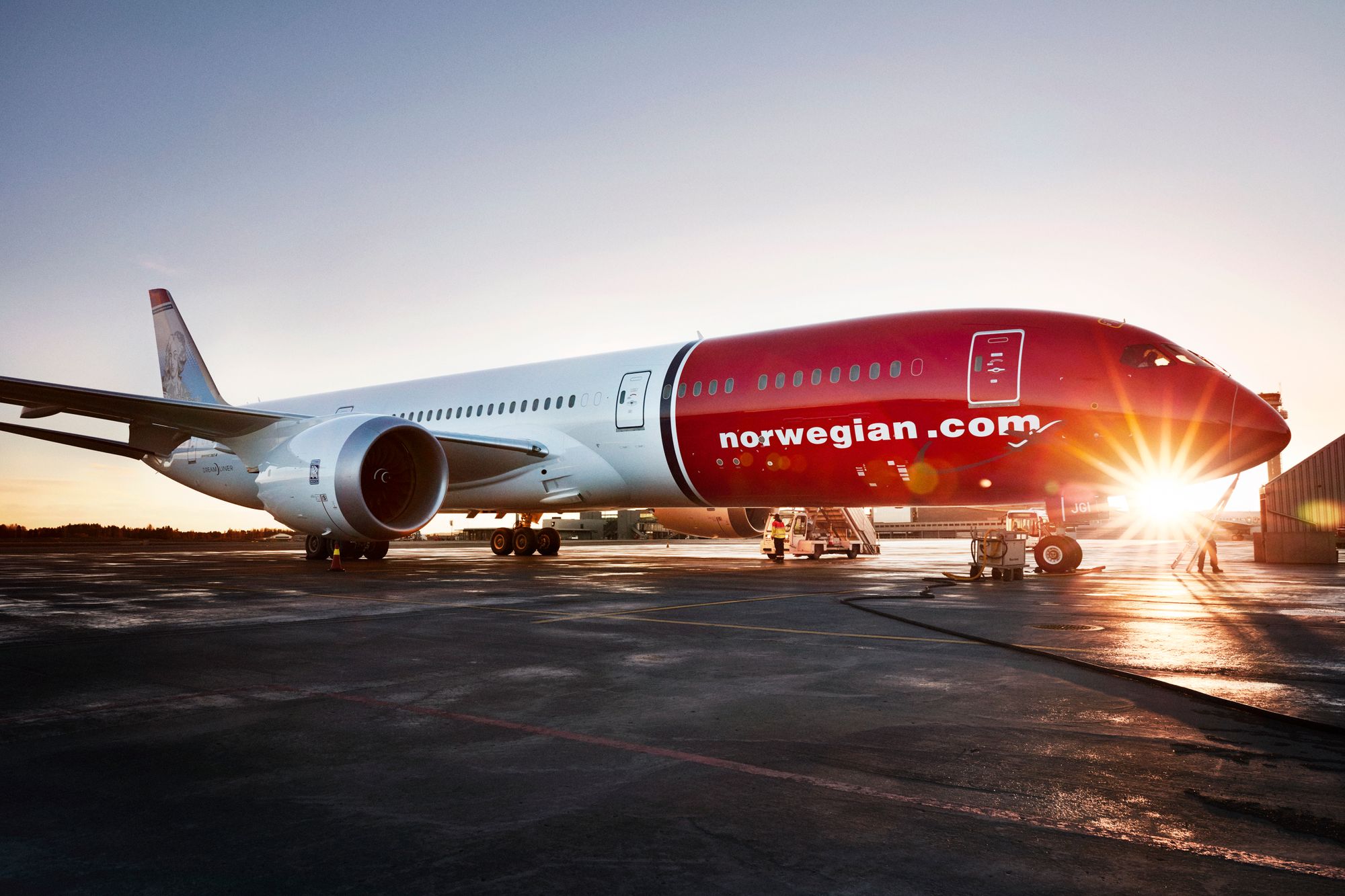 Bilde av Norwegian fly