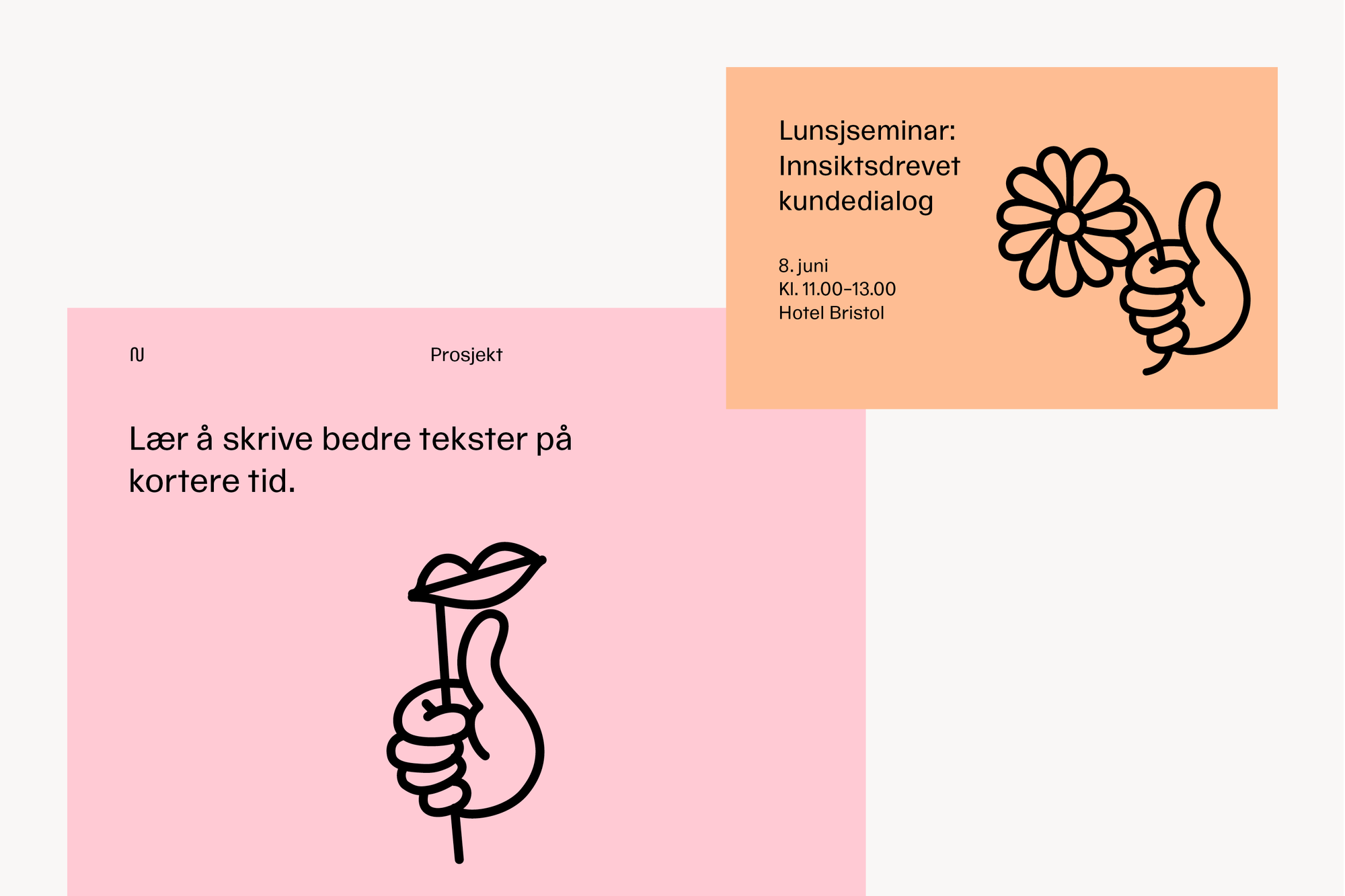 Fargebruk på kurs, frokostmøter og lignende.