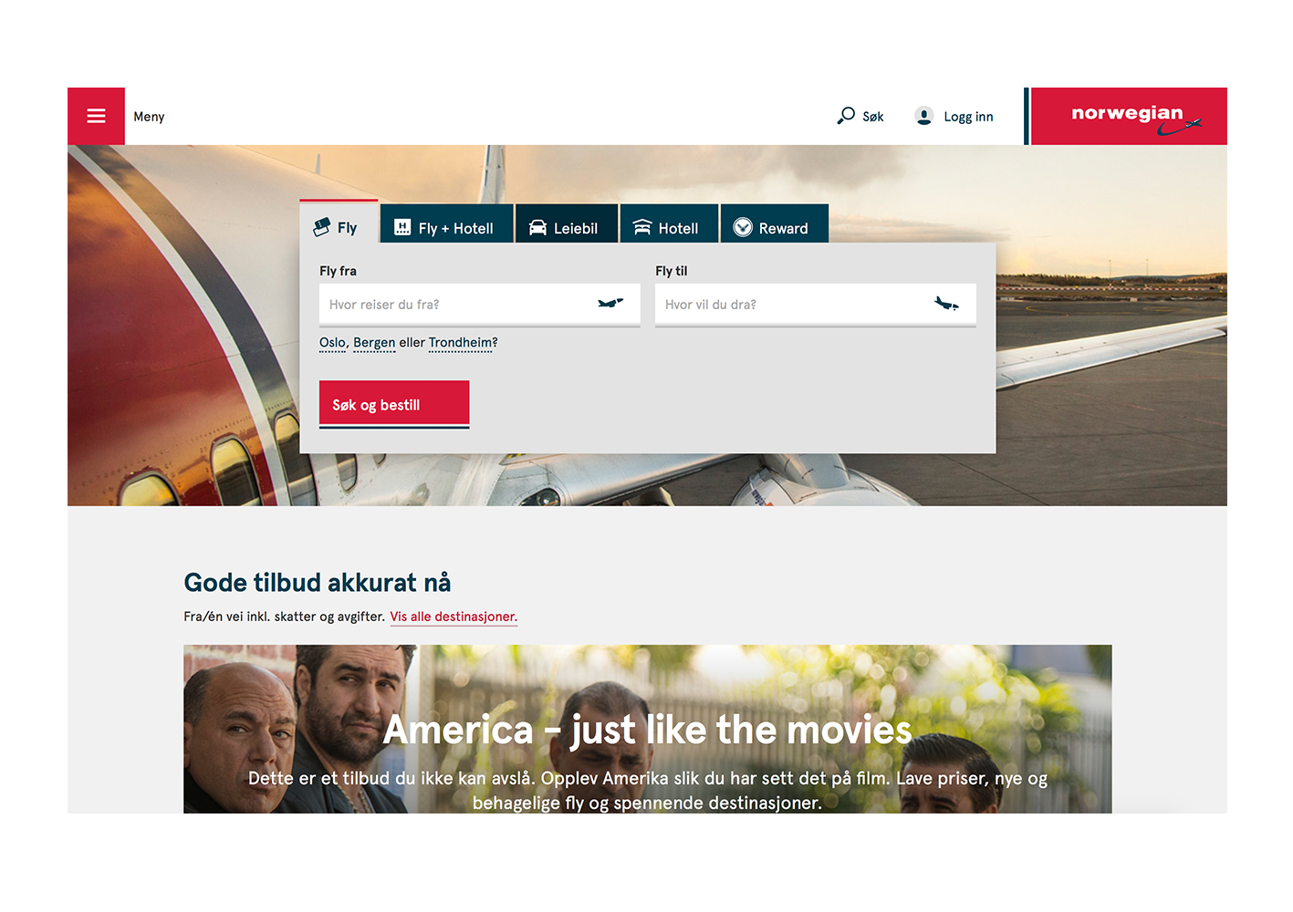 bilde av norwegian.com