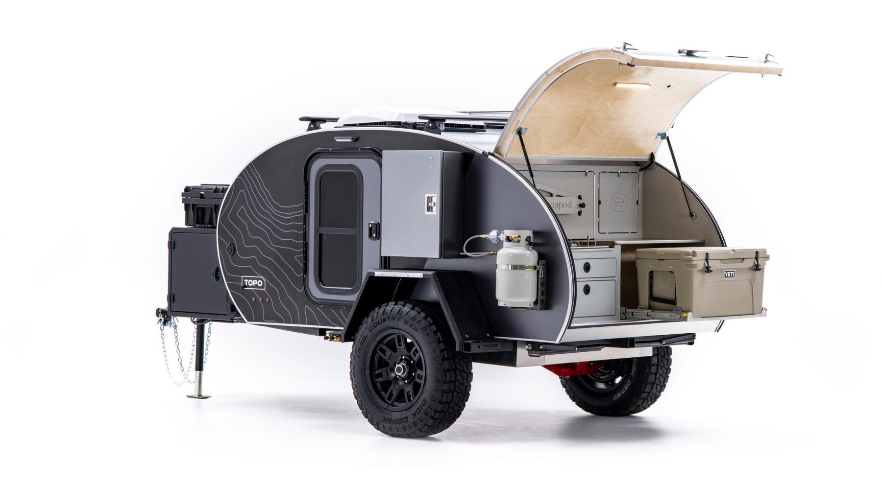 Topo2 Teardrop Camper Is a Disruptive Off-Grid Machine Built With Recycled  Plastics - autoevolution