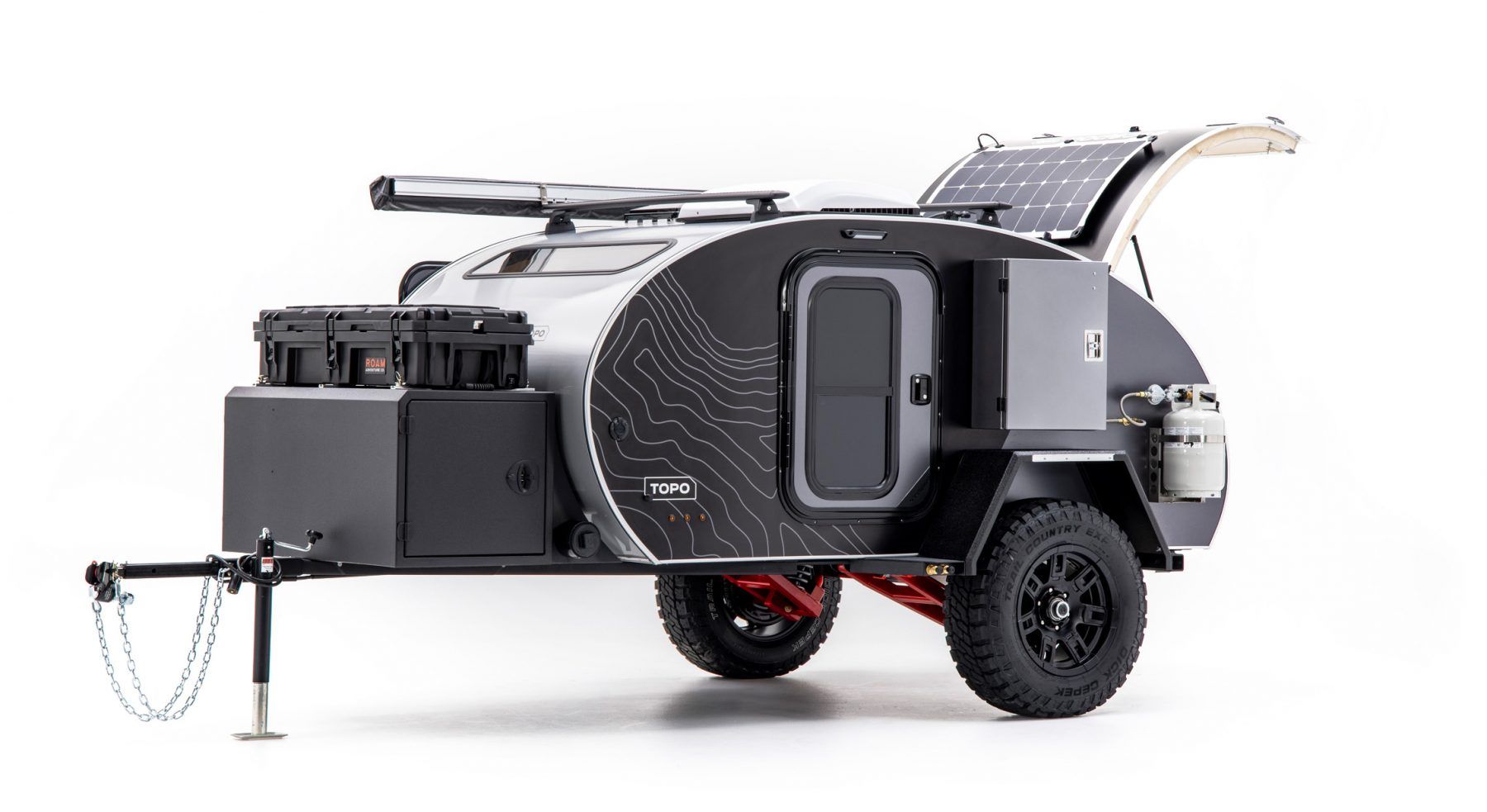 Topo2 Teardrop Camper Is a Disruptive Off-Grid Machine Built With Recycled  Plastics - autoevolution