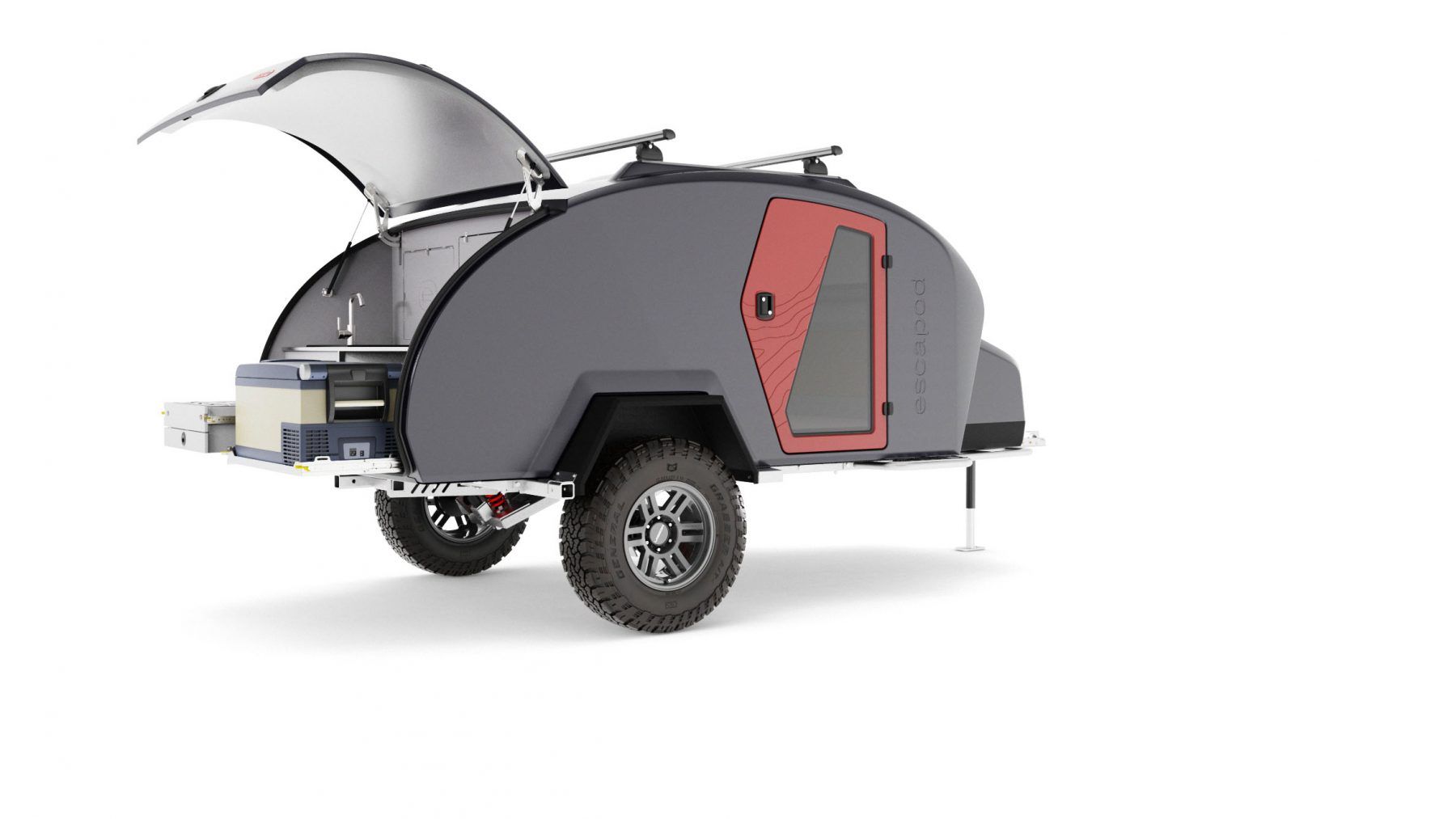 Topo2 Teardrop Camper Is a Disruptive Off-Grid Machine Built With Recycled  Plastics - autoevolution