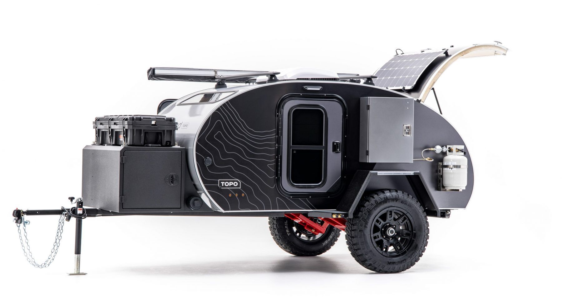 Topo2 Teardrop Camper Is a Disruptive Off-Grid Machine Built With Recycled  Plastics - autoevolution