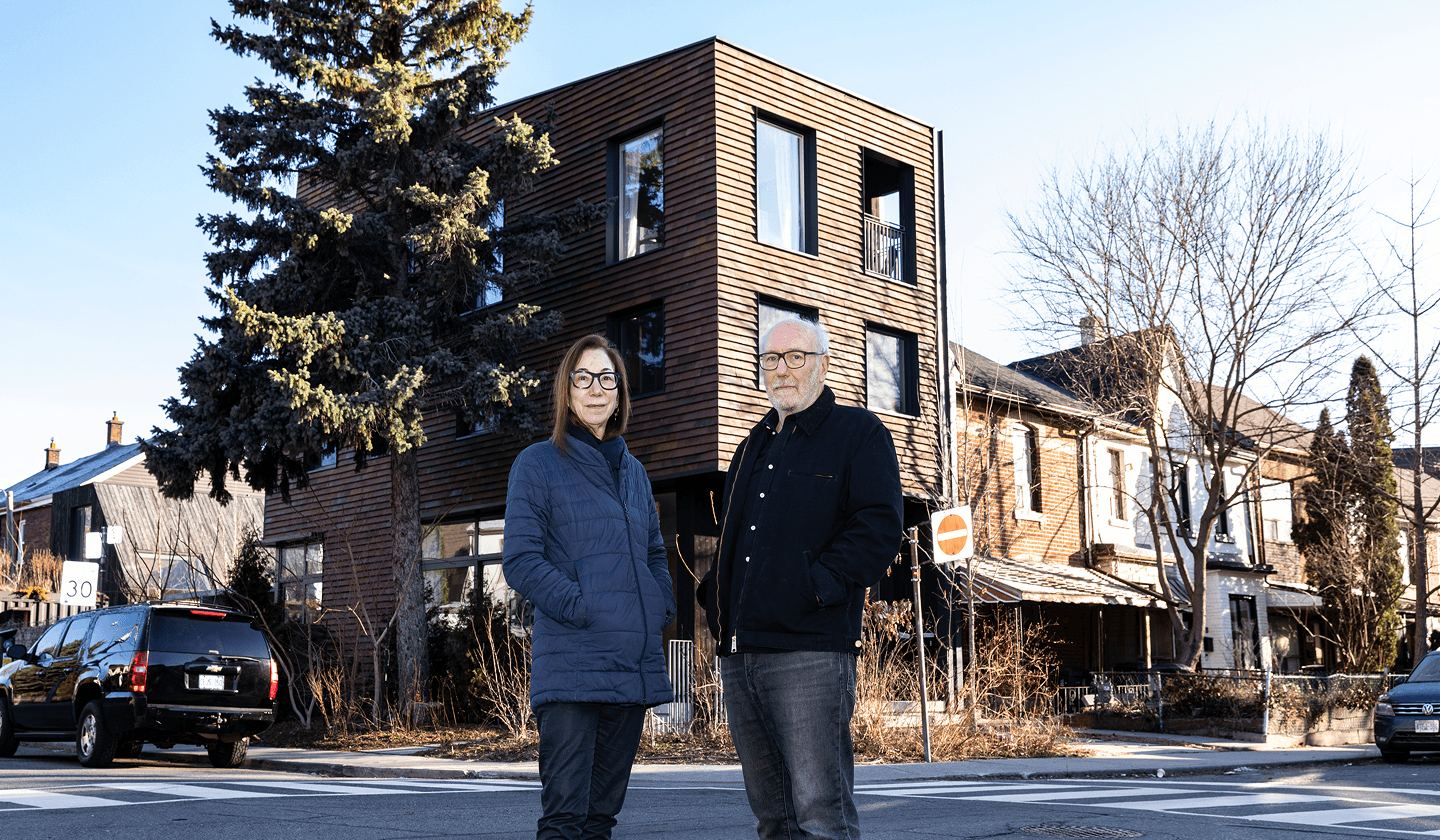 Photos of Janna Levitt and Dean Goodman at Ulster House in Toronto