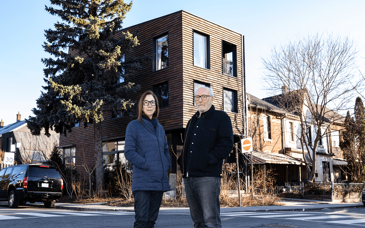 Photos of Janna Levitt and Dean Goodman at Ulster House in Toronto