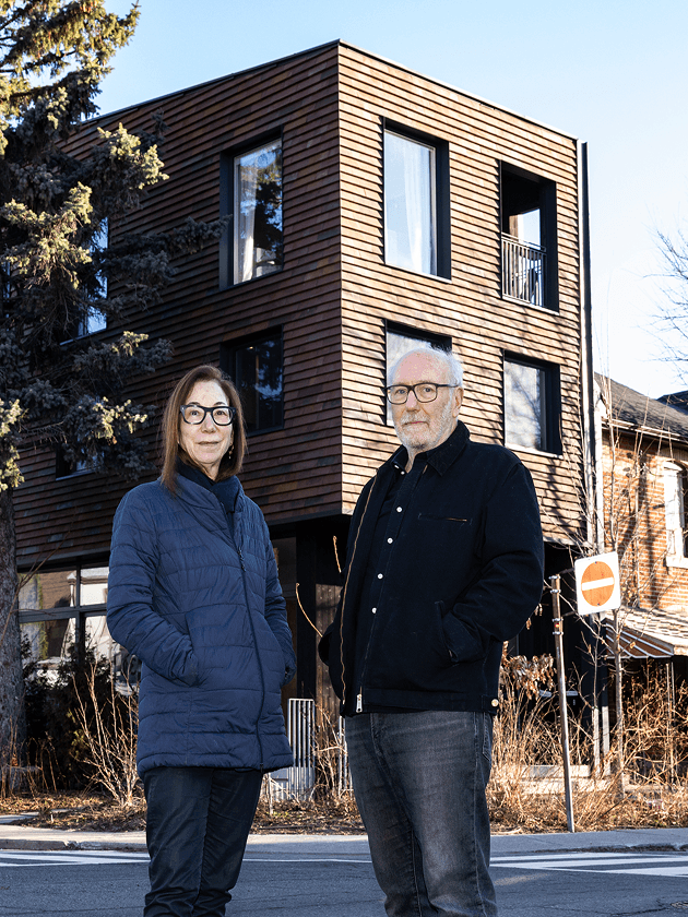 Photos of Janna Levitt and Dean Goodman at Ulster House in Toronto