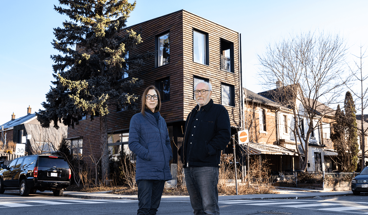 Photos of Janna Levitt and Dean Goodman at Ulster House in Toronto