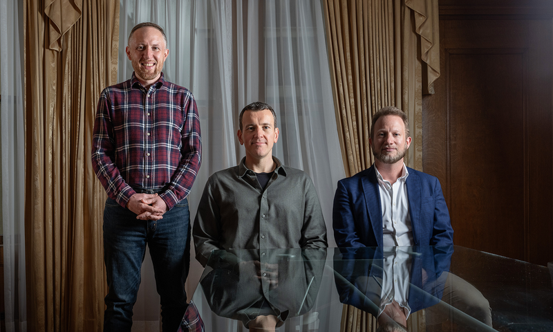 Benjamin Sanders, Damian McCabe and Reinhard Ekl