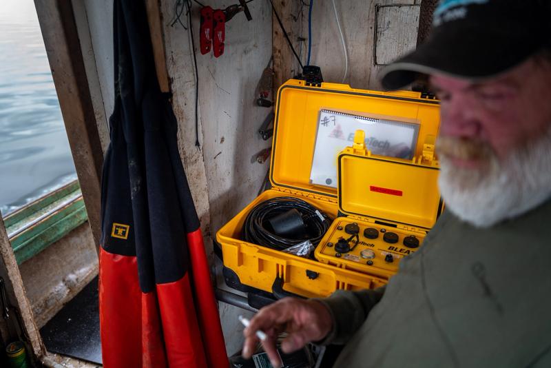 Greg Beckerton was one of the first crab harvesters to try the on-demand gear. 'I was surprised at how well it did work,' he says.