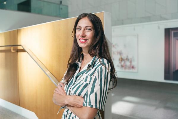 A portrait of Indra Kubicek, CEO of Digital Moment