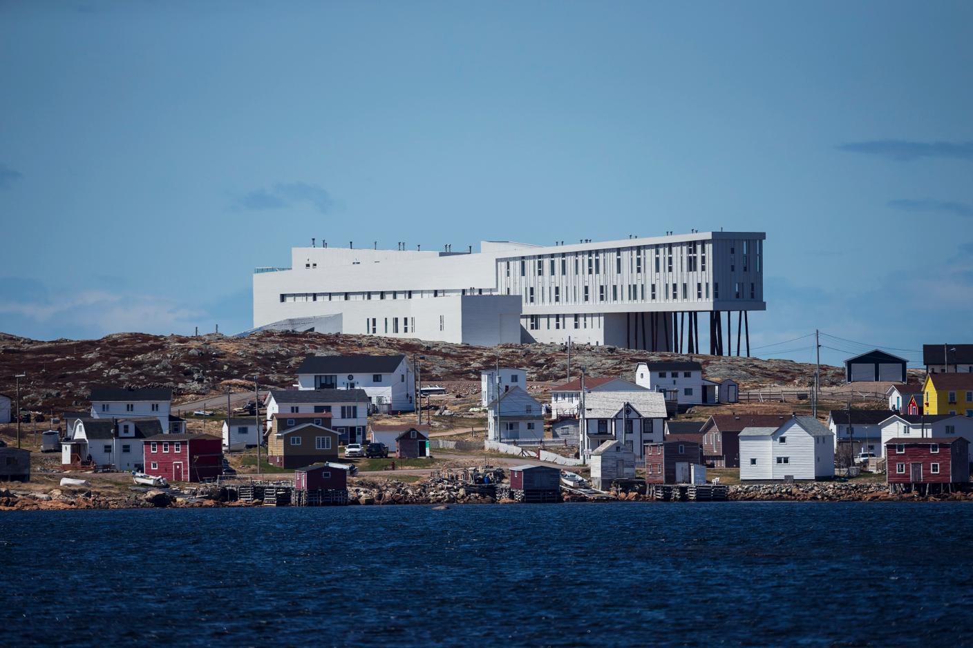 The Fogo Island Inn opened in 2013; it earned a Relais & Château designation and three Michelin Keys – Michelin's top award.