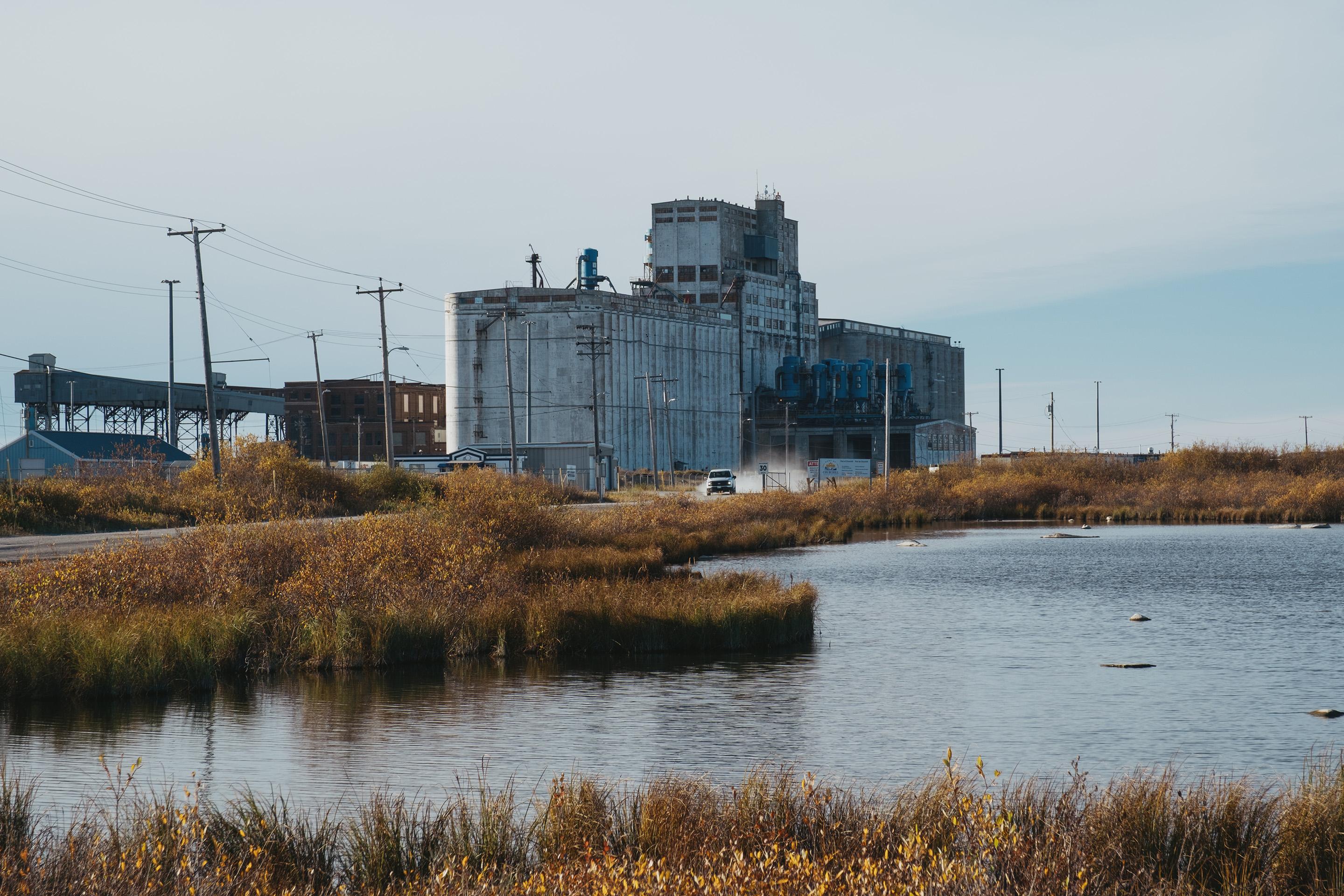 The Port of Churchill in Churchill, Manitoba on September 25, 2026. The port, which was built in 1928 to ship grain from the Canadian prairies to Europe, is the only port in Northern Canada with a rail line to the south