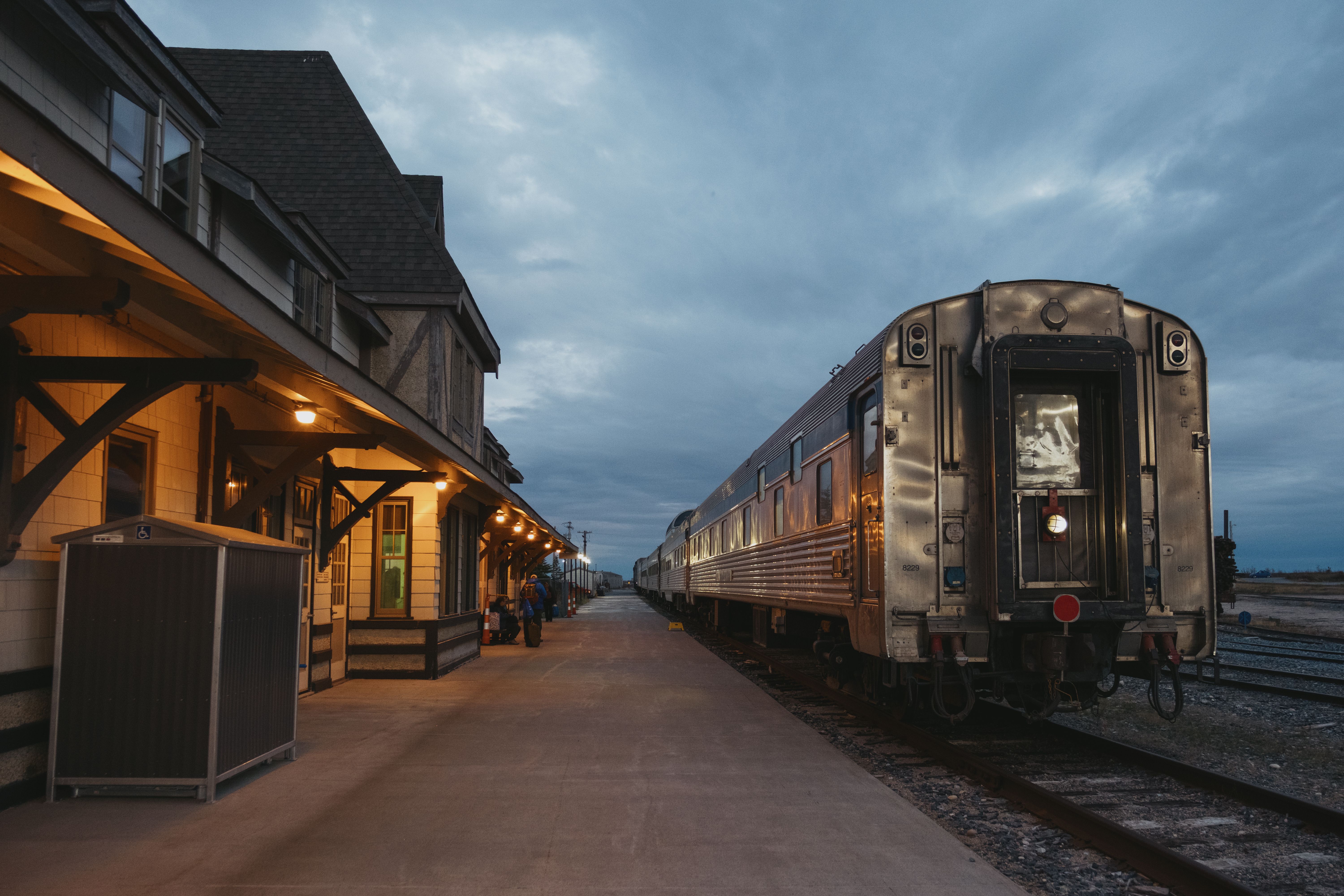 Via train and Churchill station